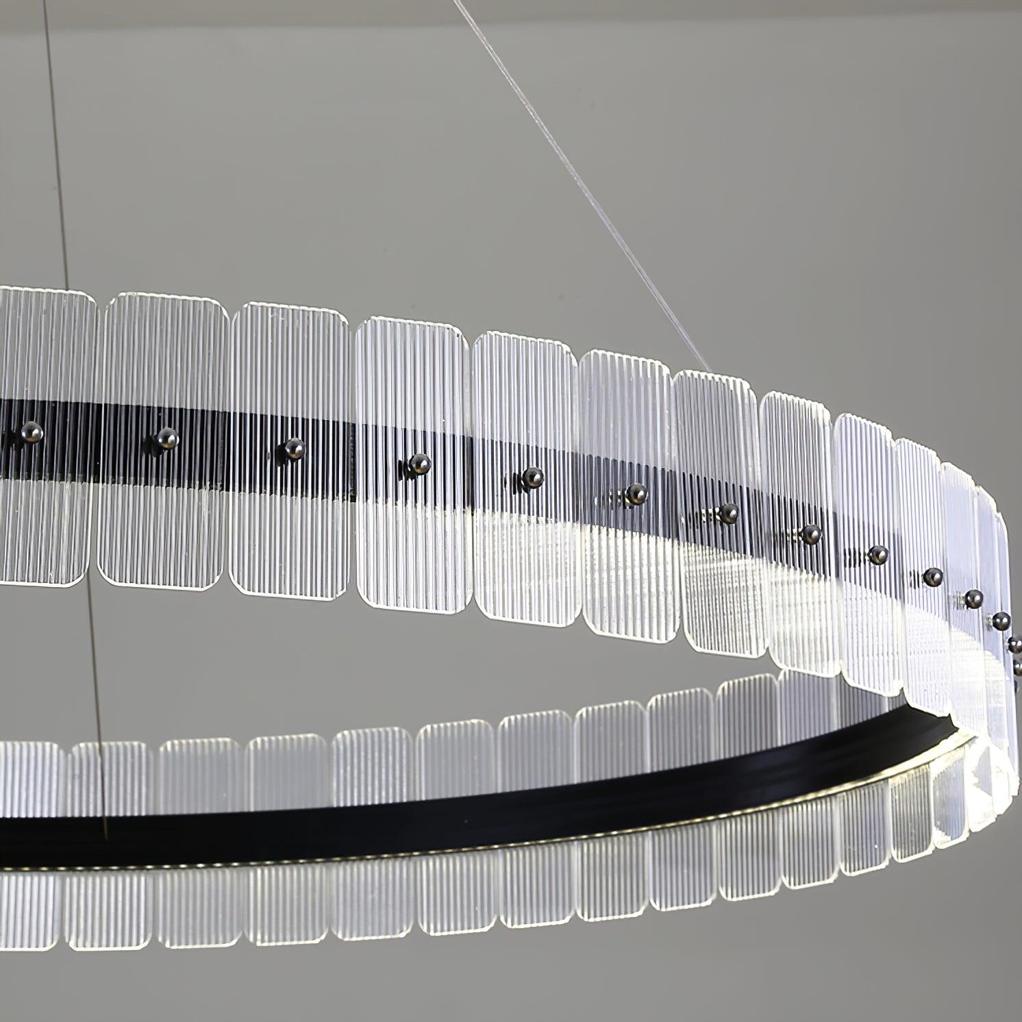 Lustra Lustre Saturno LED avec Blocs Acryliques