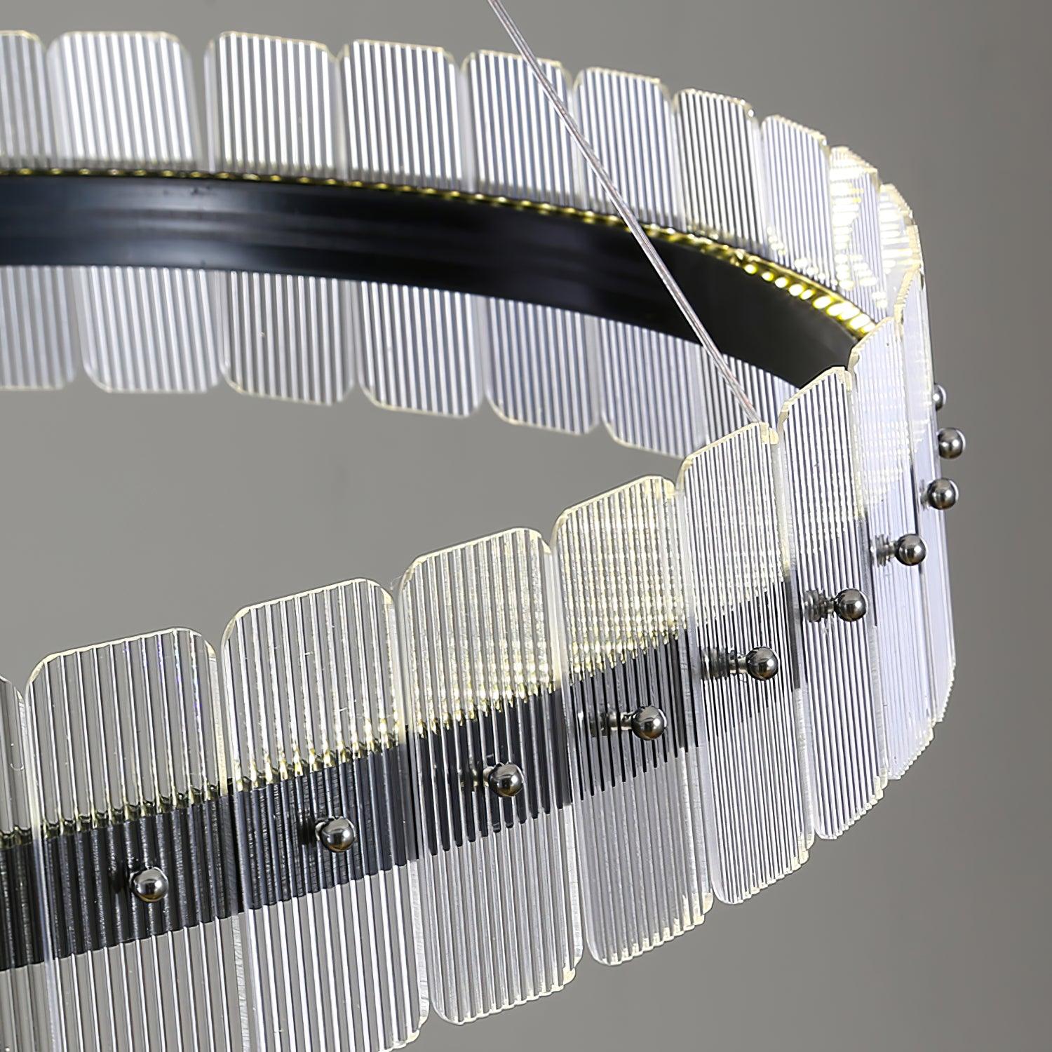 Lustra Lustre Saturno LED avec Blocs Acryliques