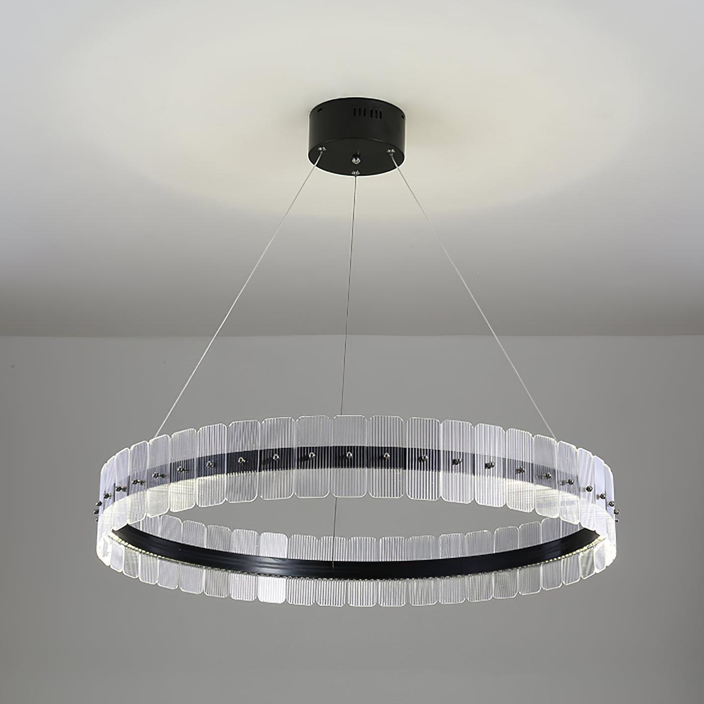 Lustra Lustre Saturno LED avec Blocs Acryliques