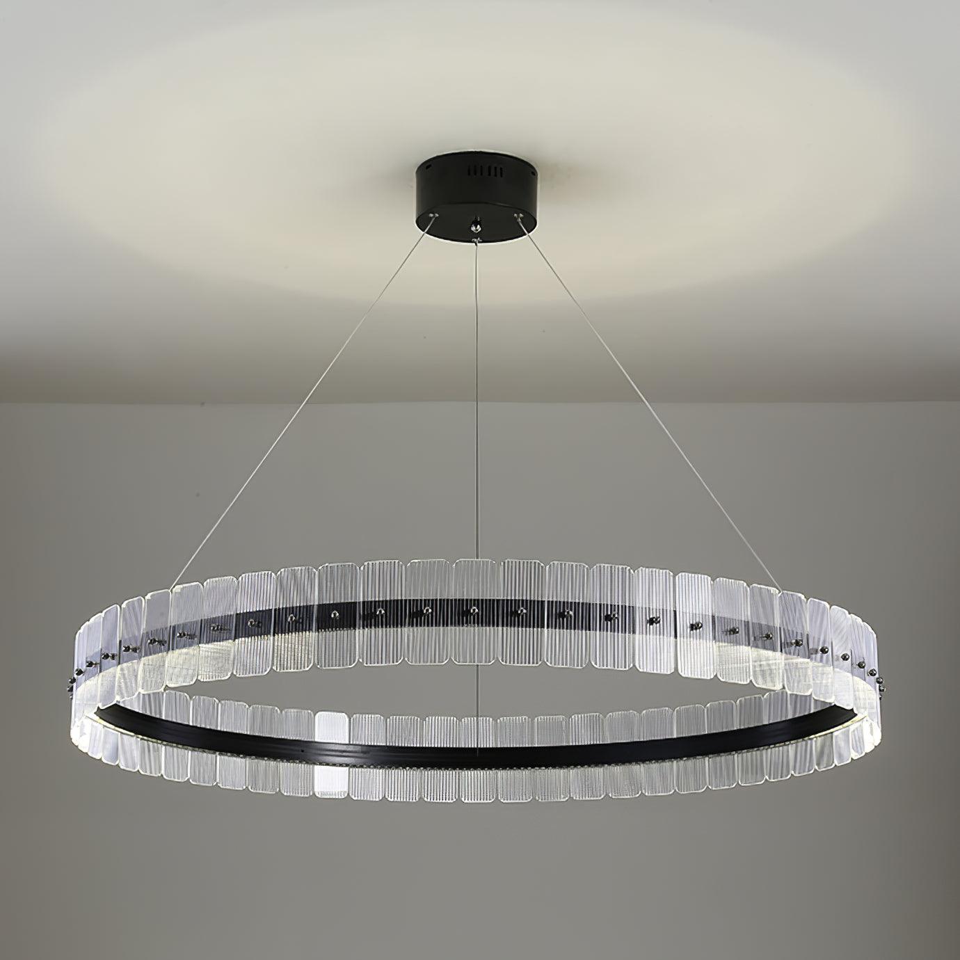 Lustra Lustre Saturno LED avec Blocs Acryliques