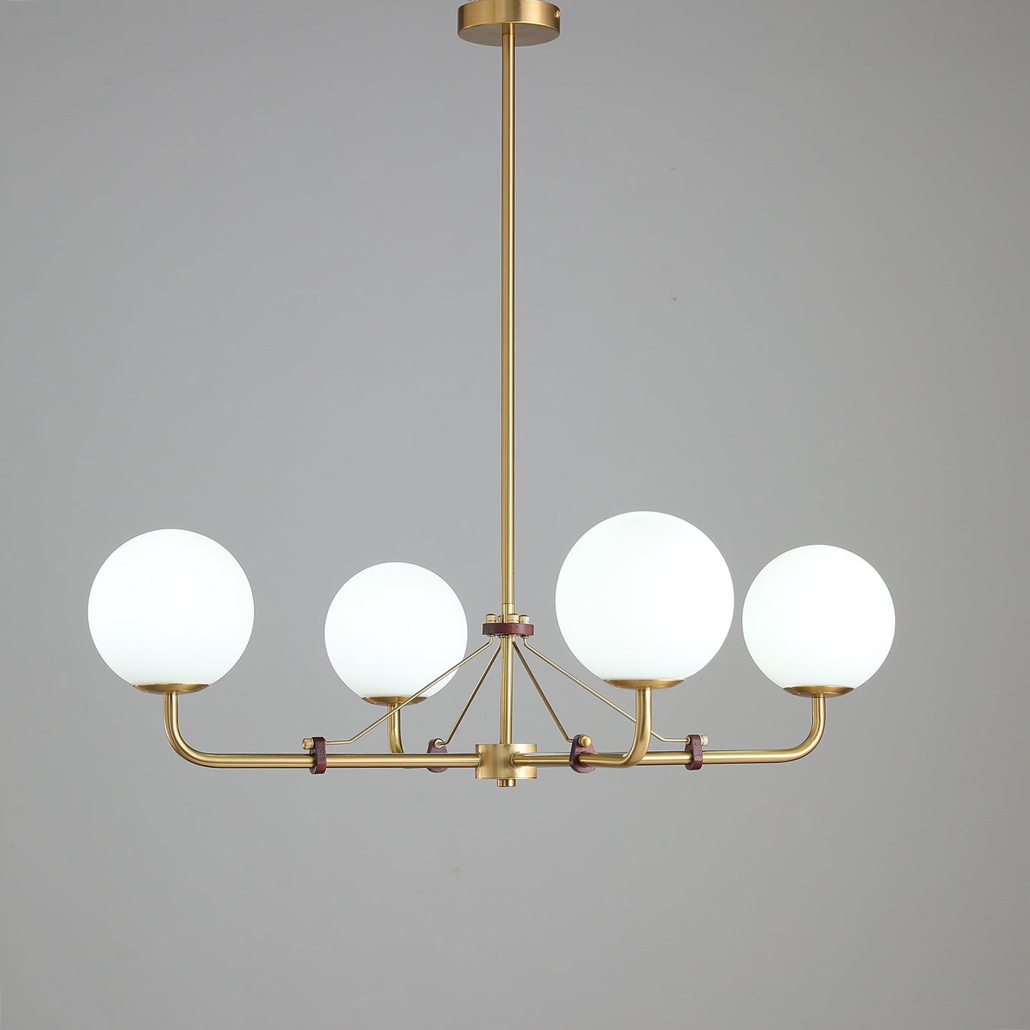Lustra Lustre Laiton Globe Savanna Élégant