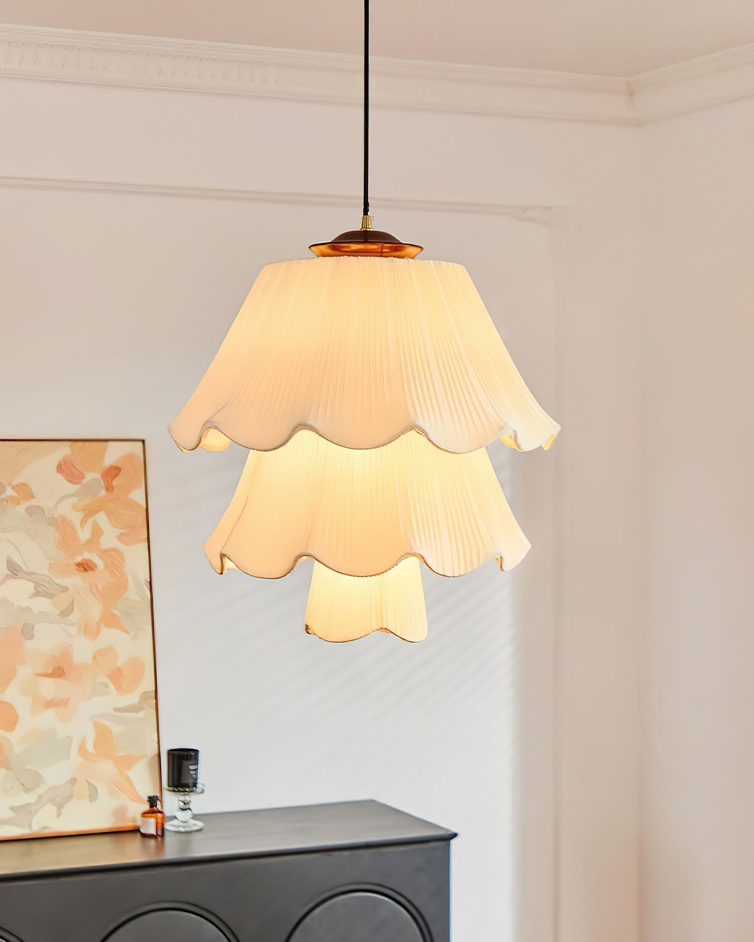 Bella Suspension Minimaliste en Tissu