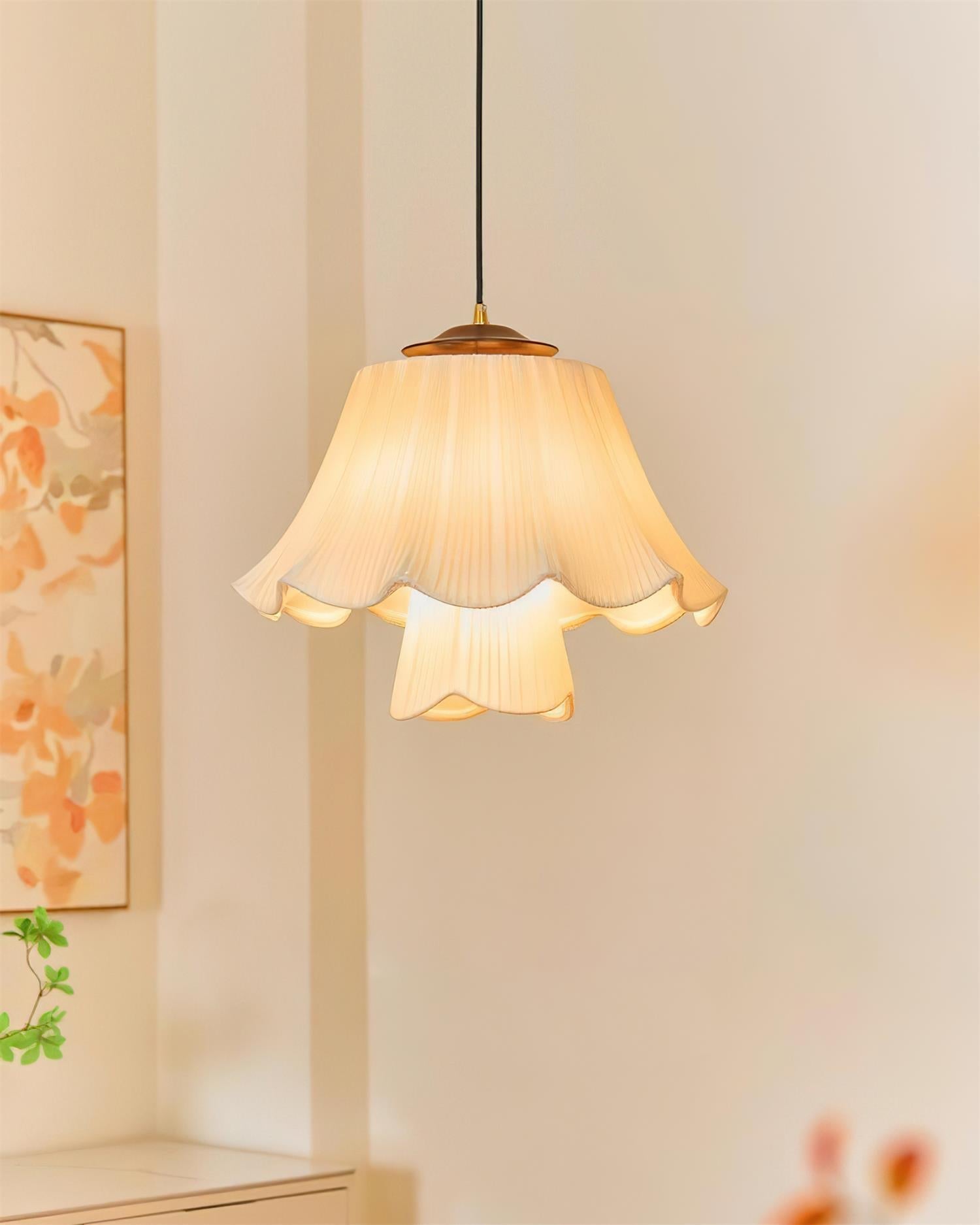 Bella Suspension Minimaliste en Tissu