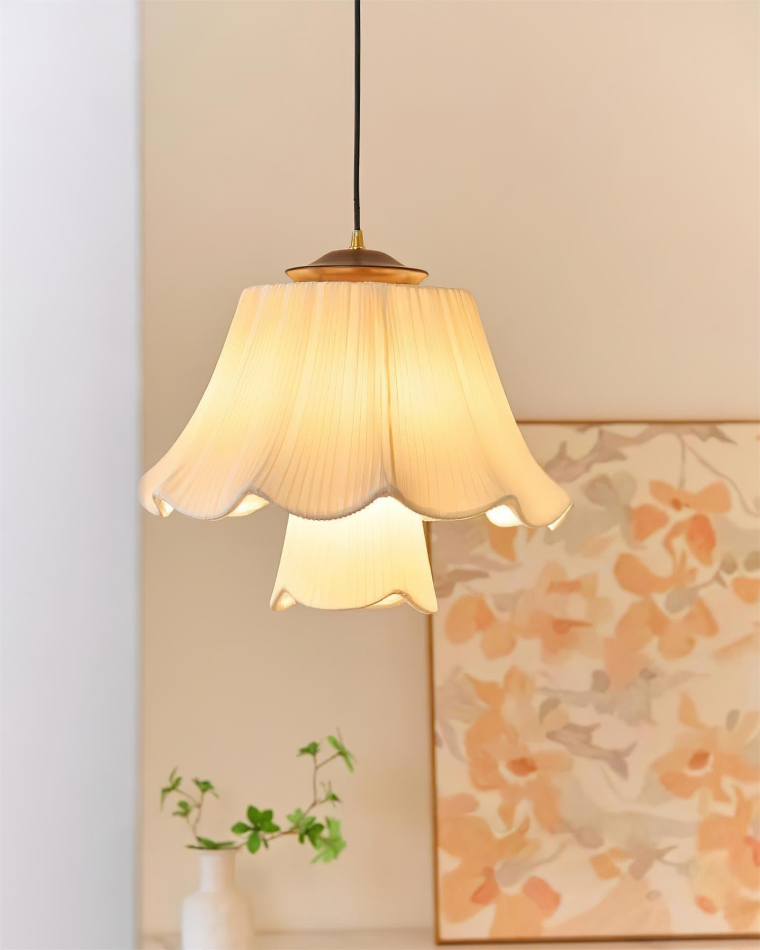 Bella Suspension Minimaliste en Tissu