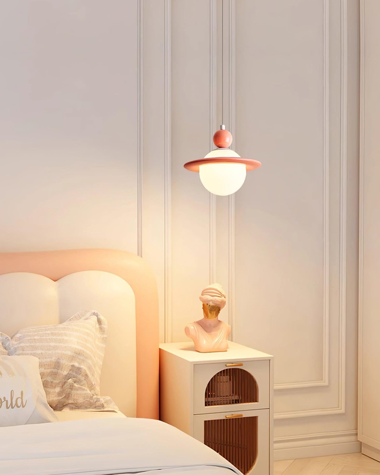 Savie Lampe Suspendue Disque Ajustable Céleste