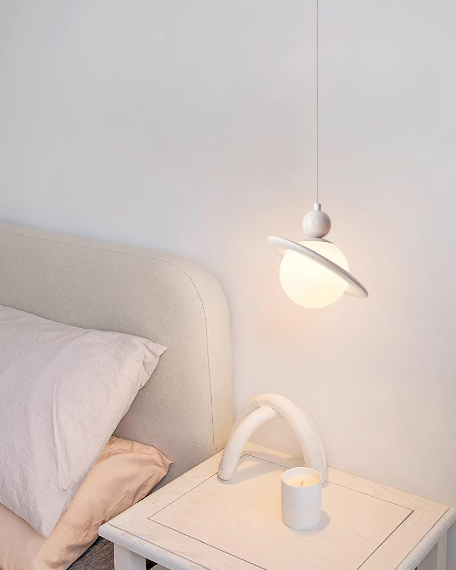 Savie Lampe Suspendue Disque Ajustable Céleste
