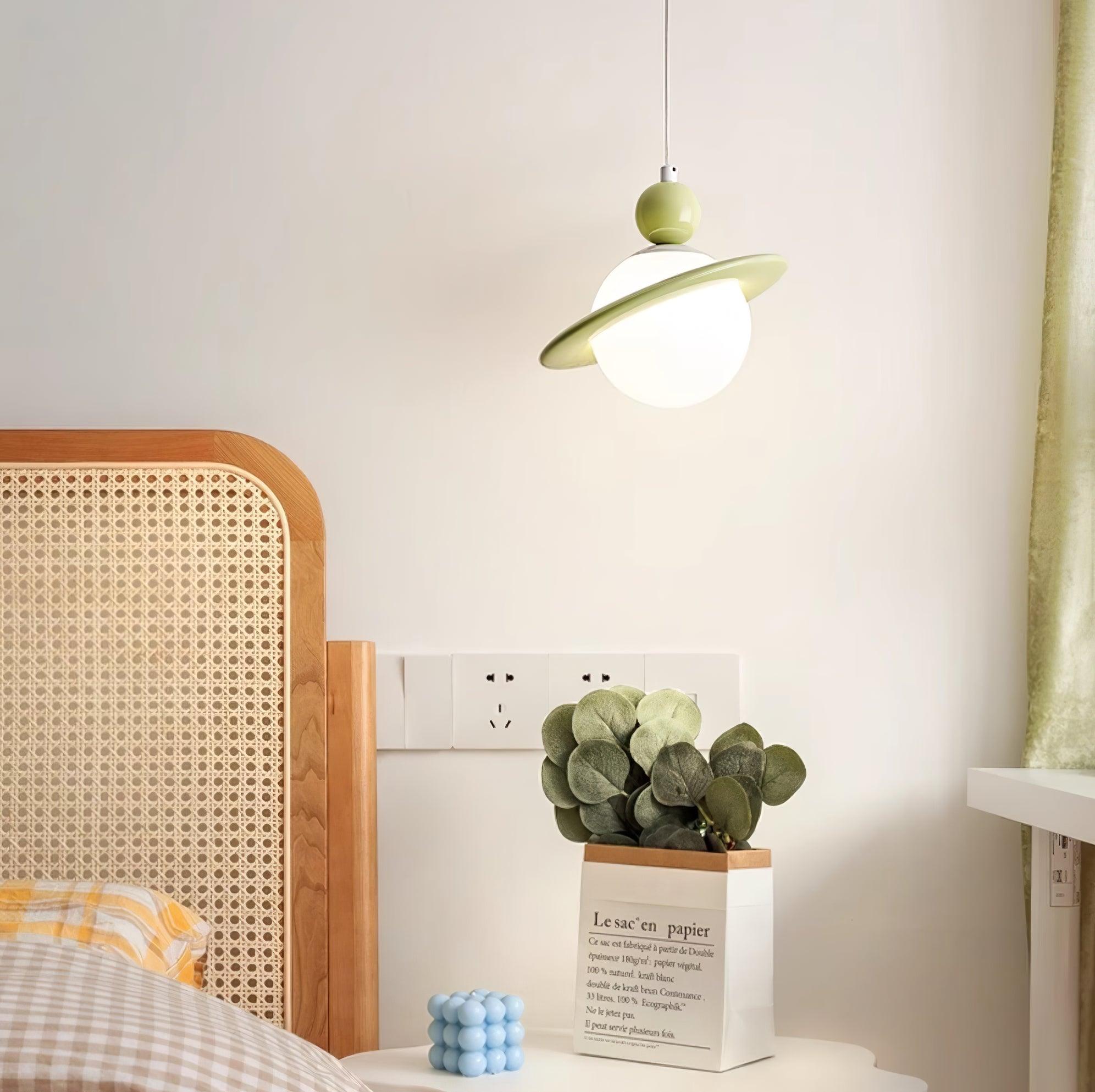 Savie Lampe Suspendue Disque Ajustable Céleste