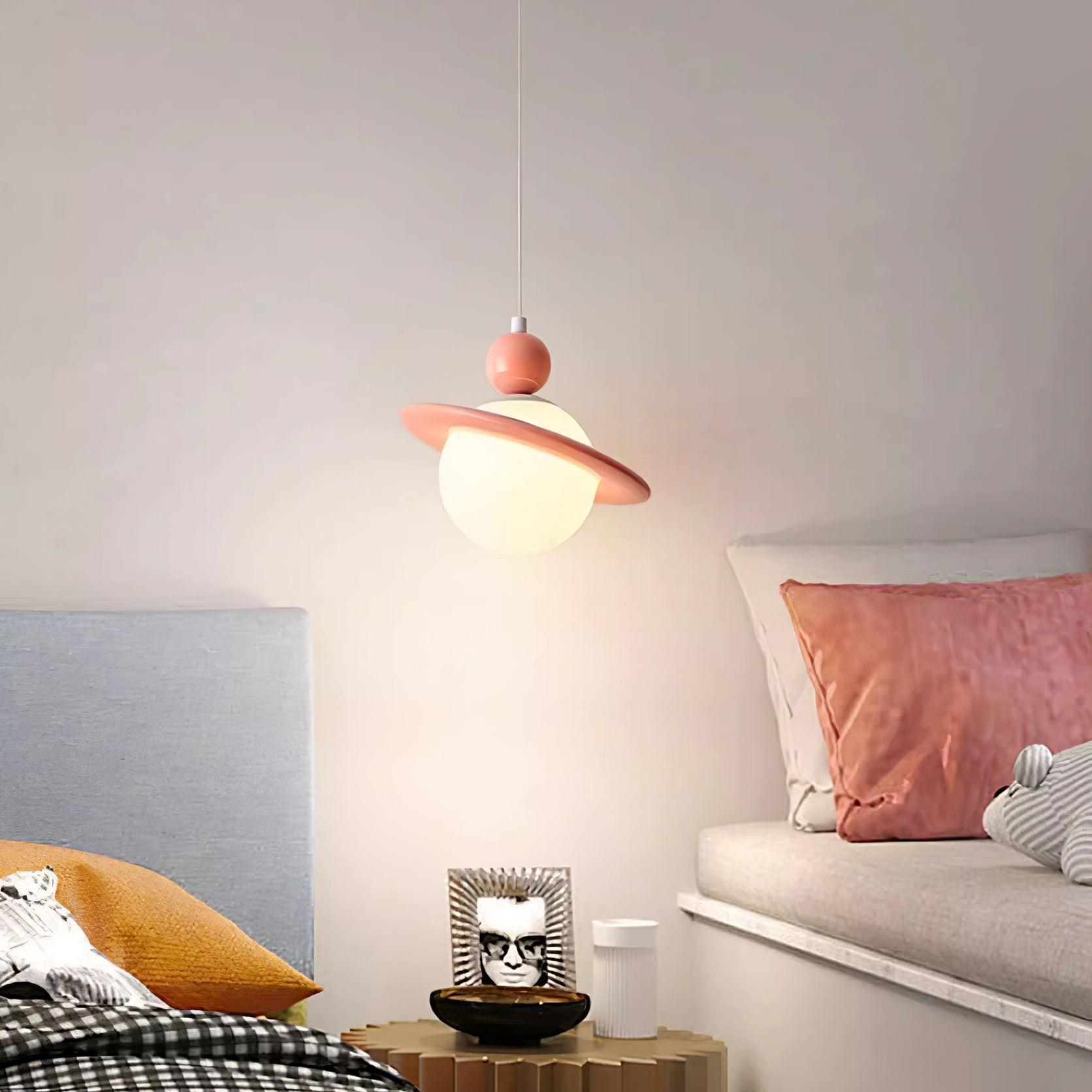 Savie Lampe Suspendue Disque Ajustable Céleste