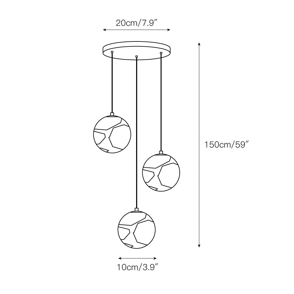 Uphaara Suspension en Albâtre Moderne Minimaliste