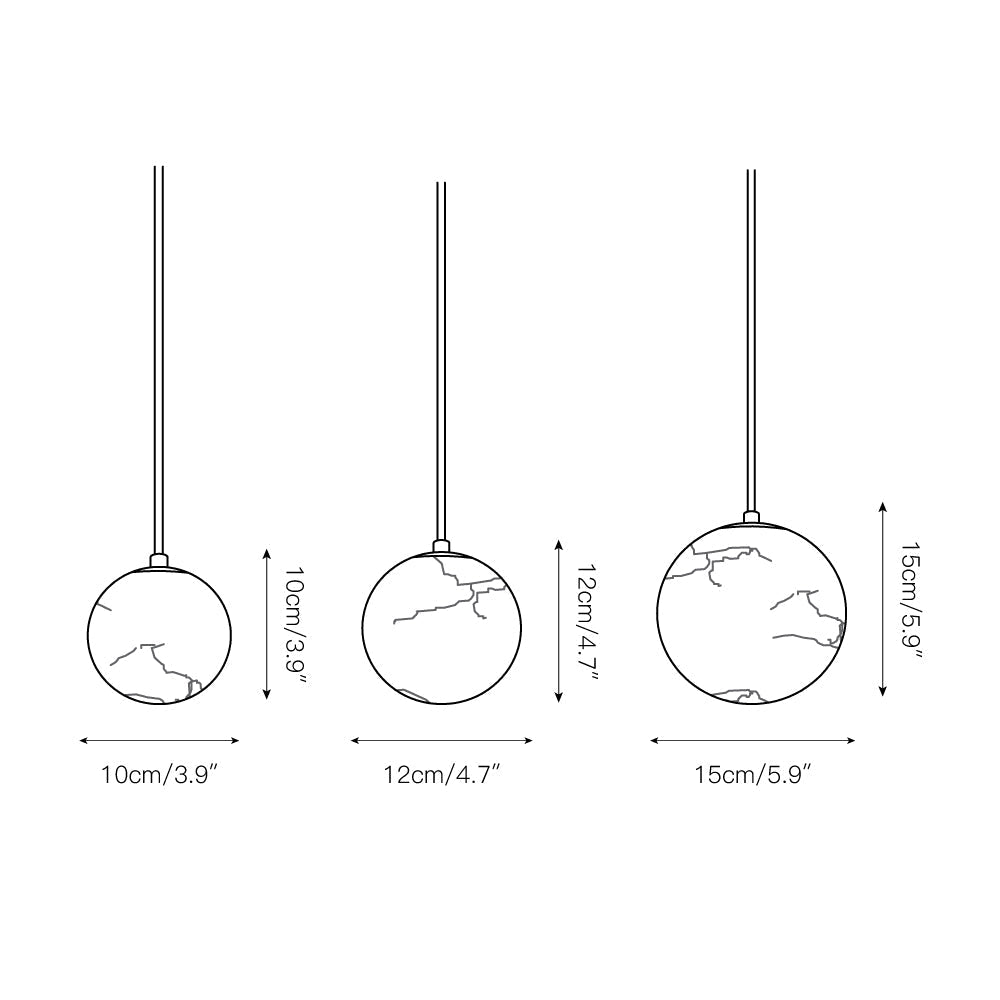 Uphaara Suspension en Albâtre Moderne Minimaliste