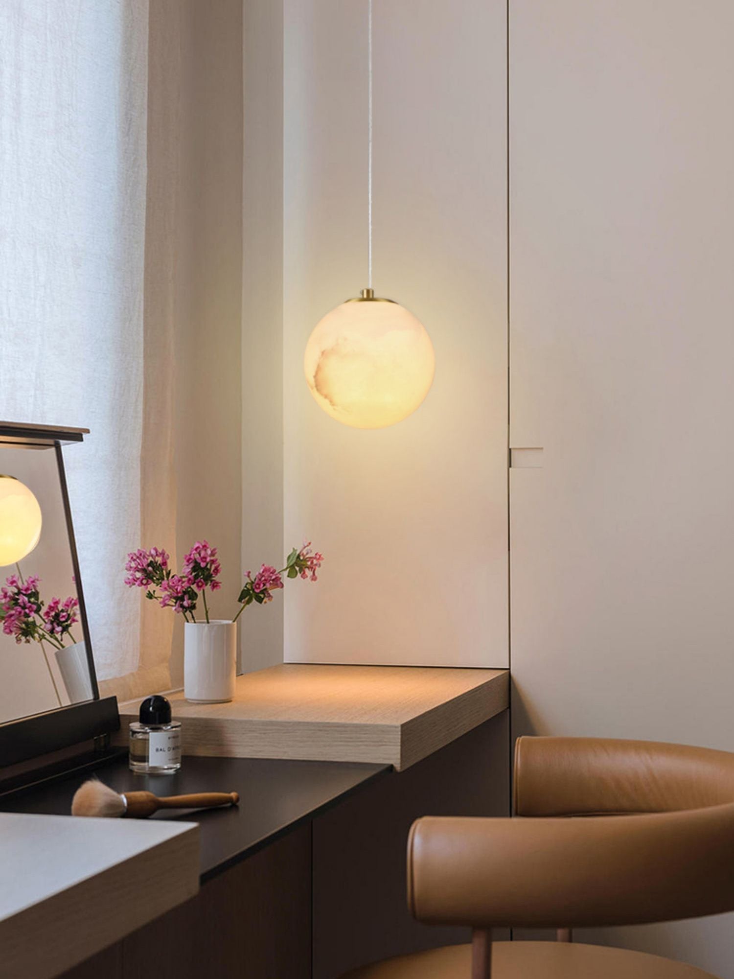 Uphaara Suspension en Albâtre Moderne Minimaliste