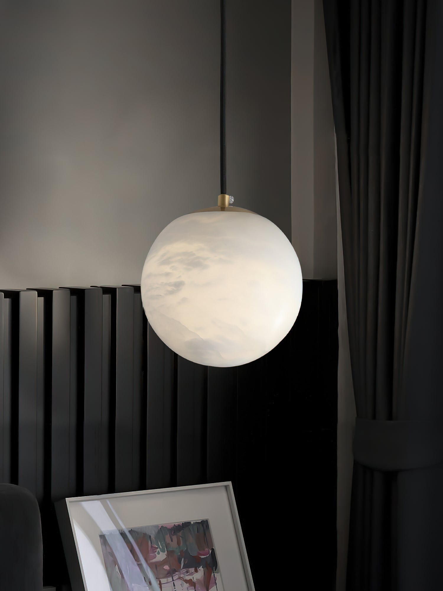 Uphaara Suspension en Albâtre Moderne Minimaliste