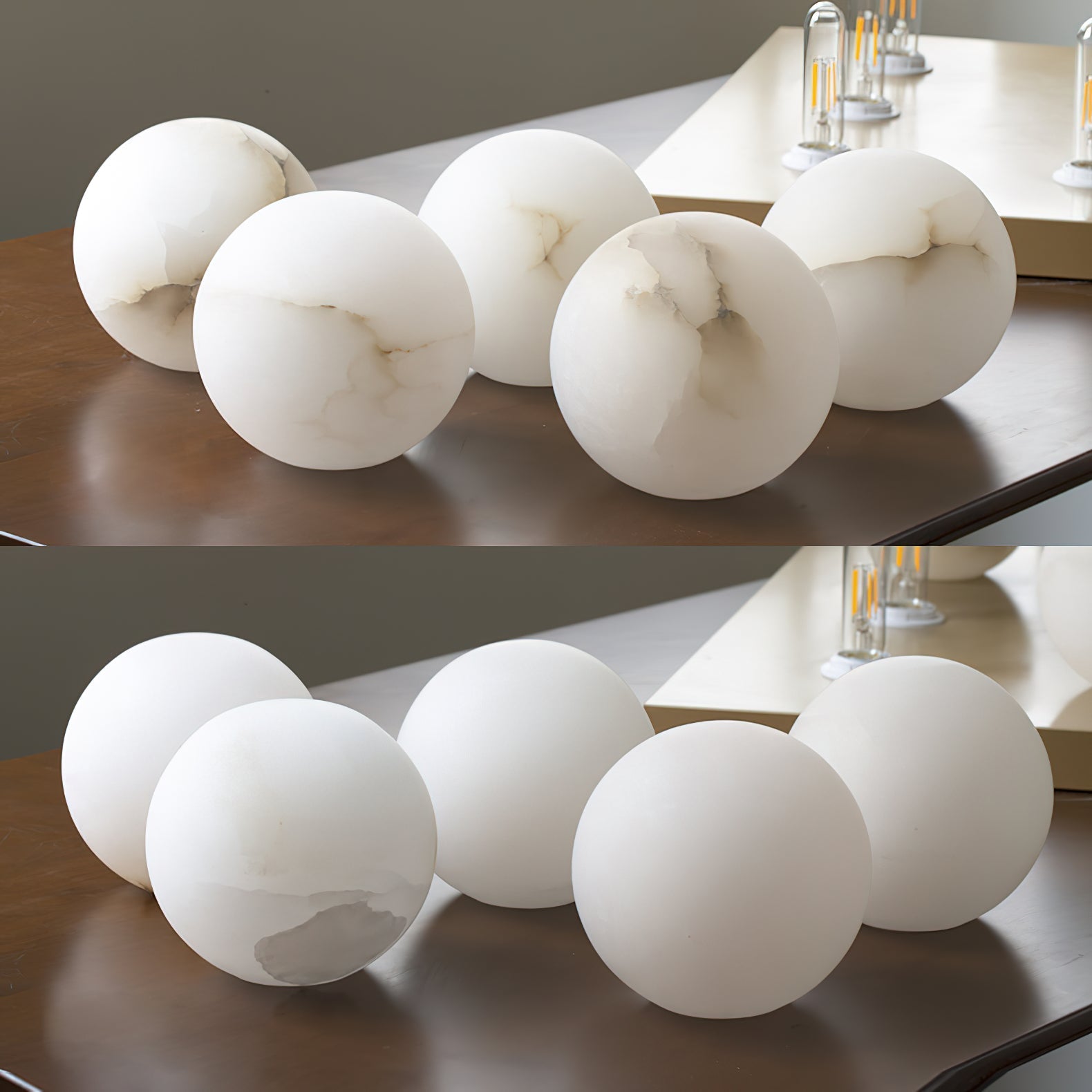 Uphaara Suspension en Albâtre Moderne Minimaliste