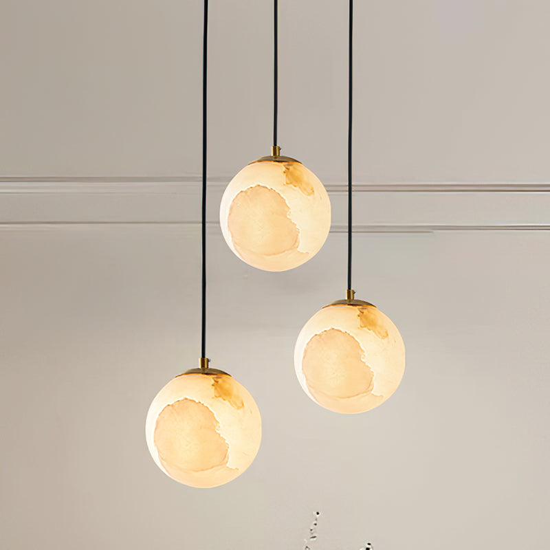 Uphaara Suspension en Albâtre Moderne Minimaliste
