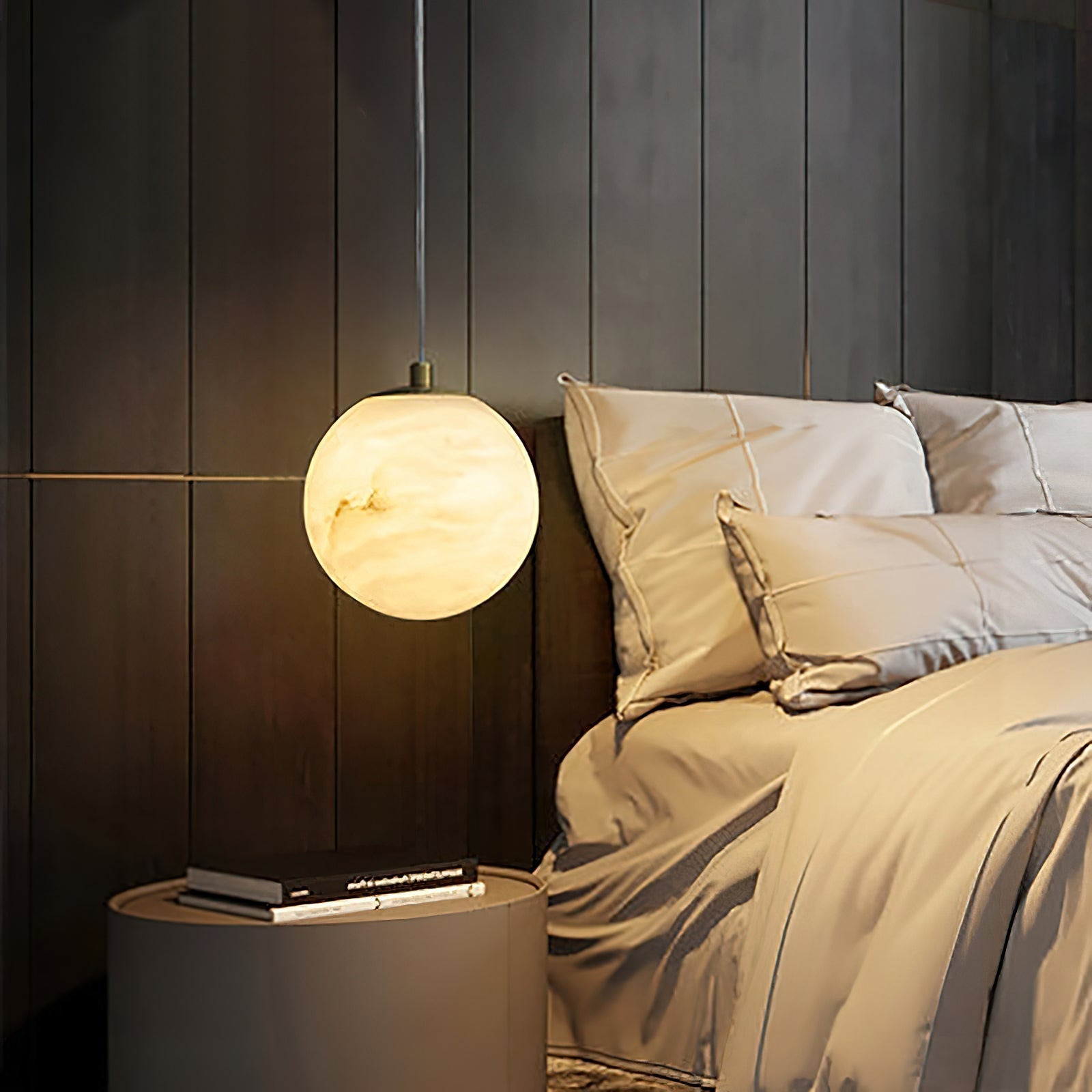 Uphaara Suspension en Albâtre Moderne Minimaliste