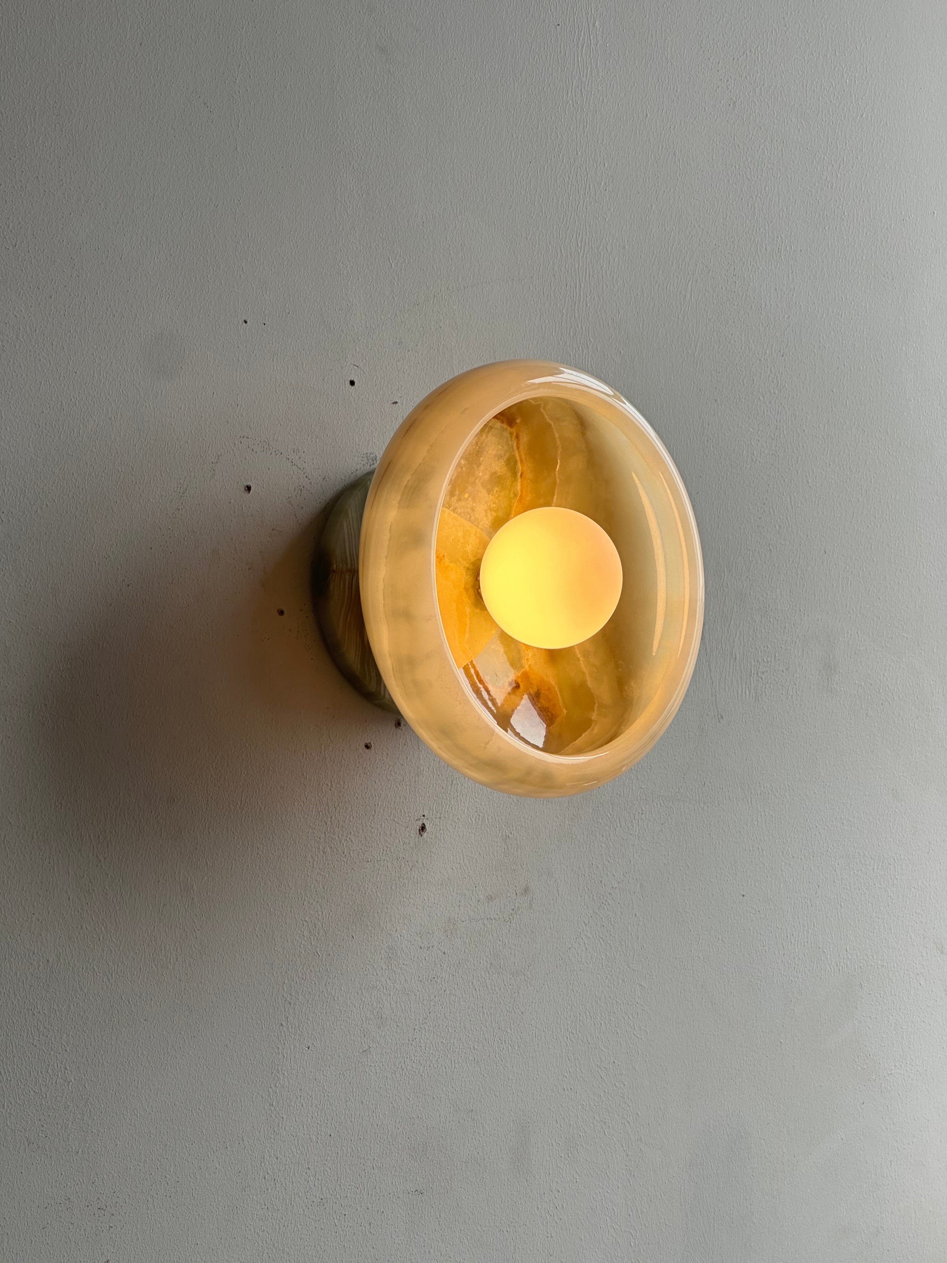 Piedra Applique Murale Marbre Verre Minimaliste