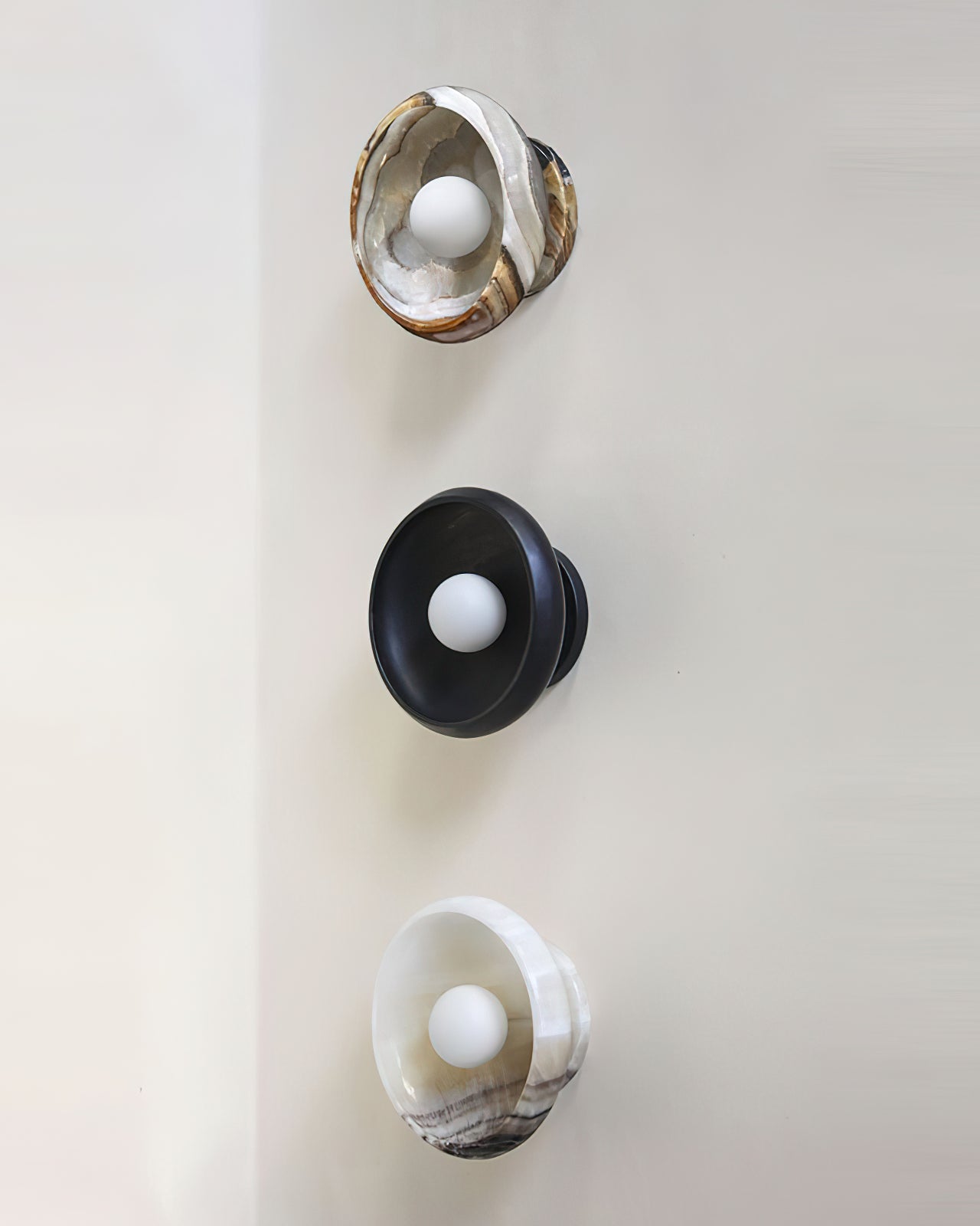 Onvix Applique murale en onyx naturel