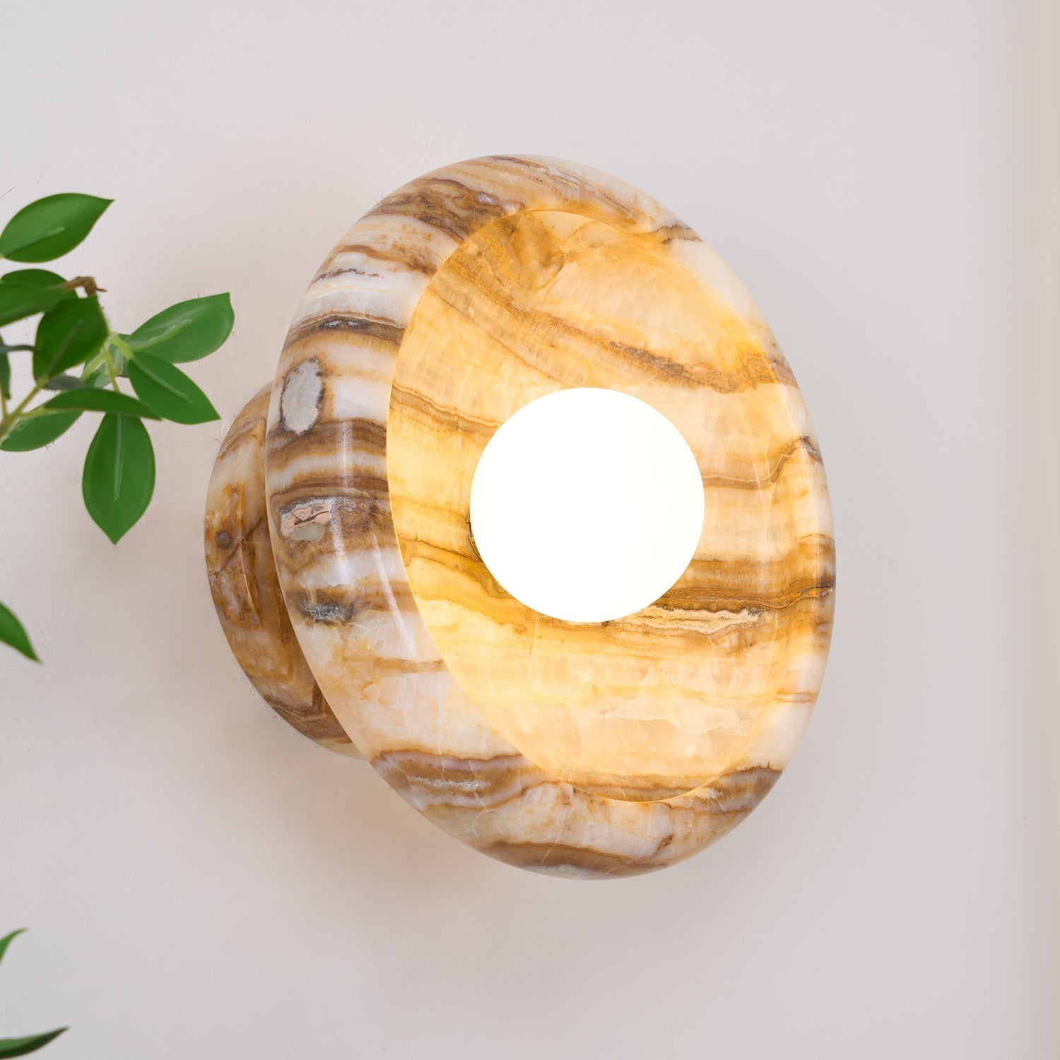 Onvix Applique murale en onyx naturel