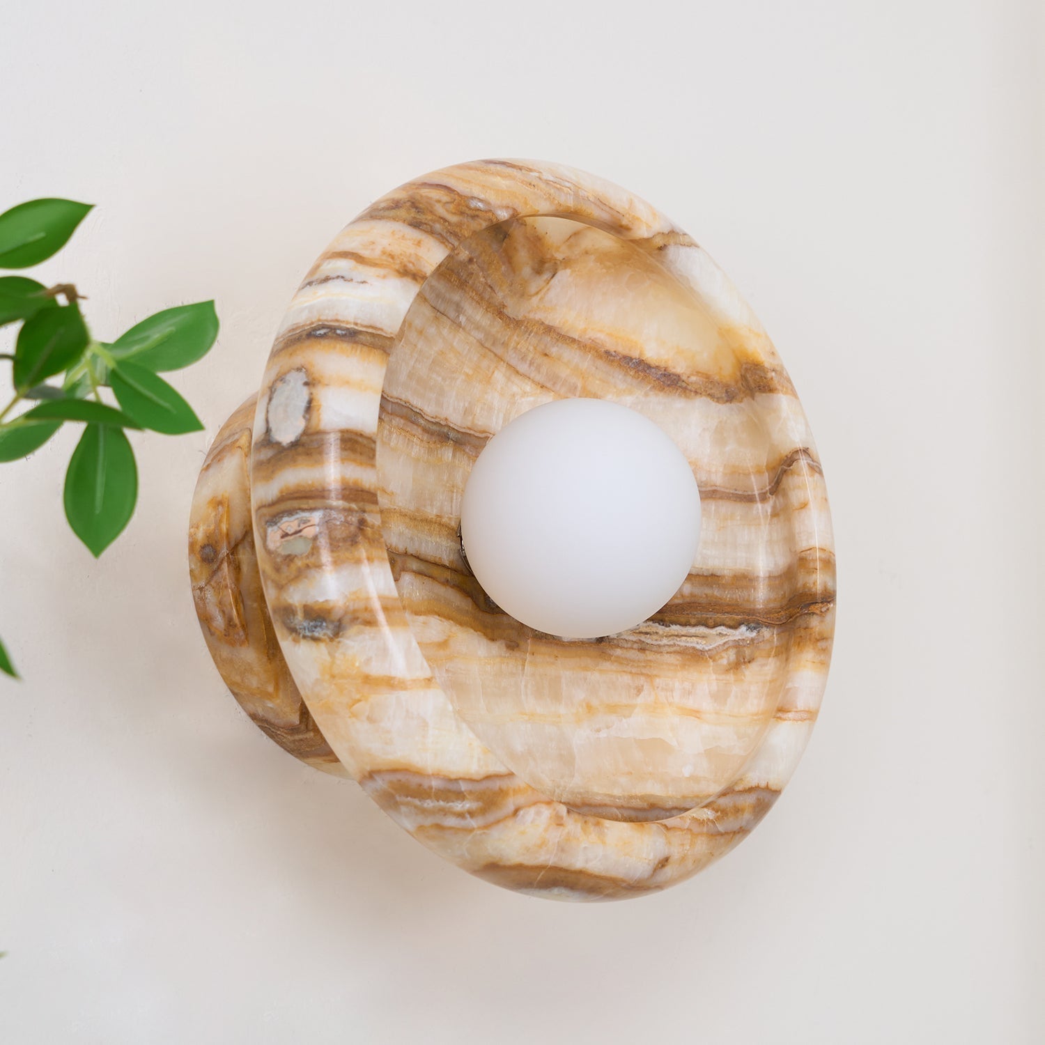Onvix Applique murale en onyx naturel
