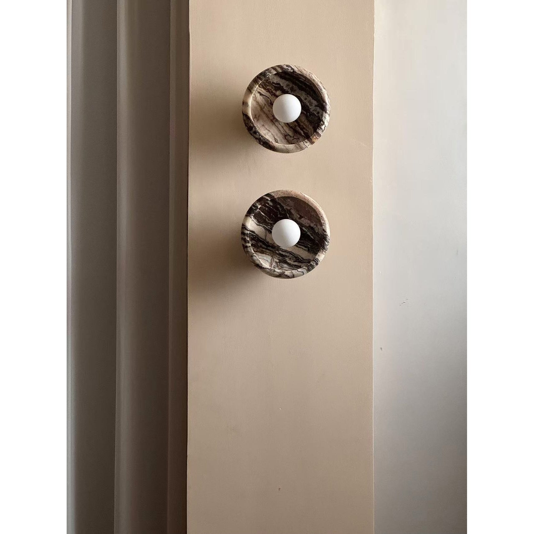 Piedra Applique Murale Marbre Verre Minimaliste
