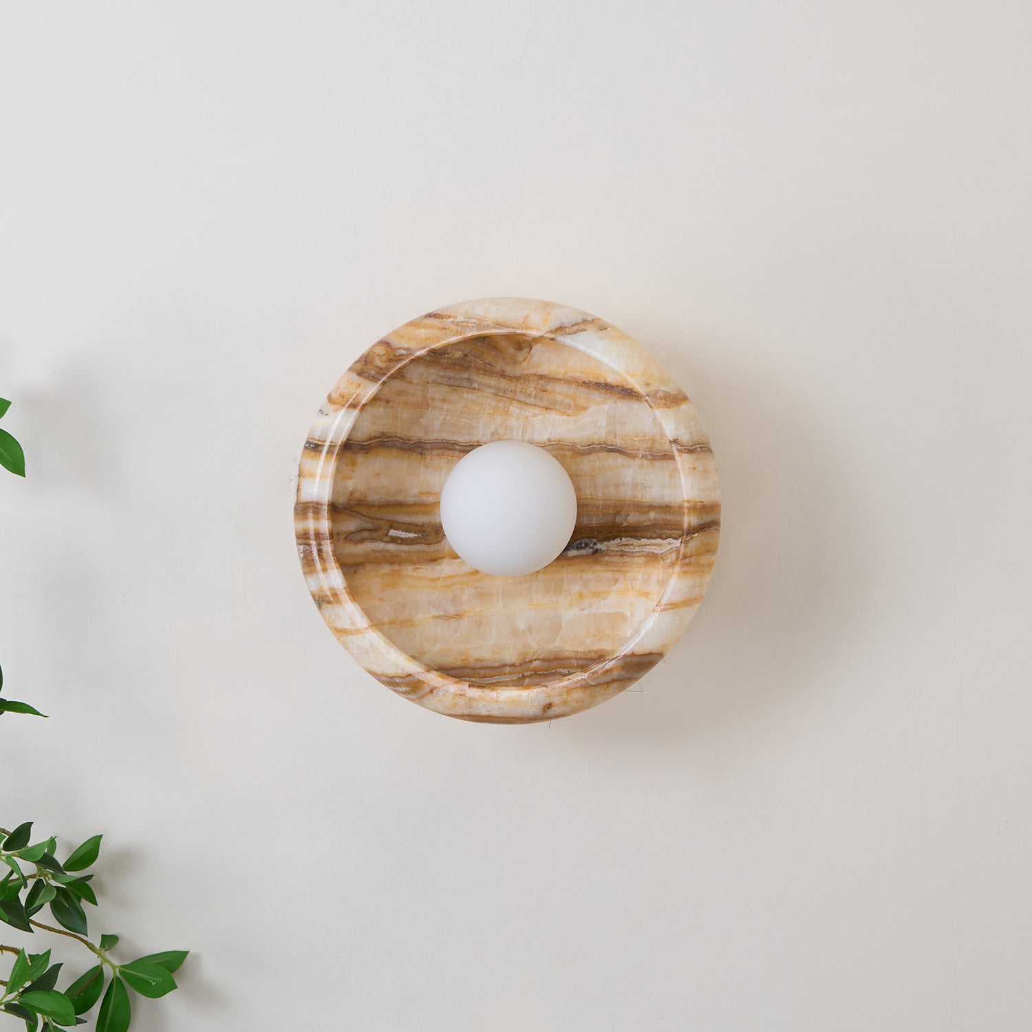 Onvix Applique murale en onyx naturel
