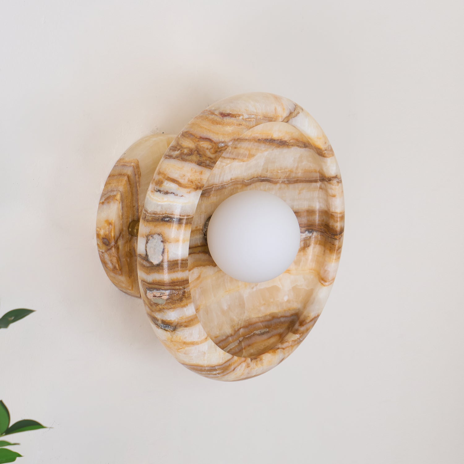 Onvix Applique murale en onyx naturel