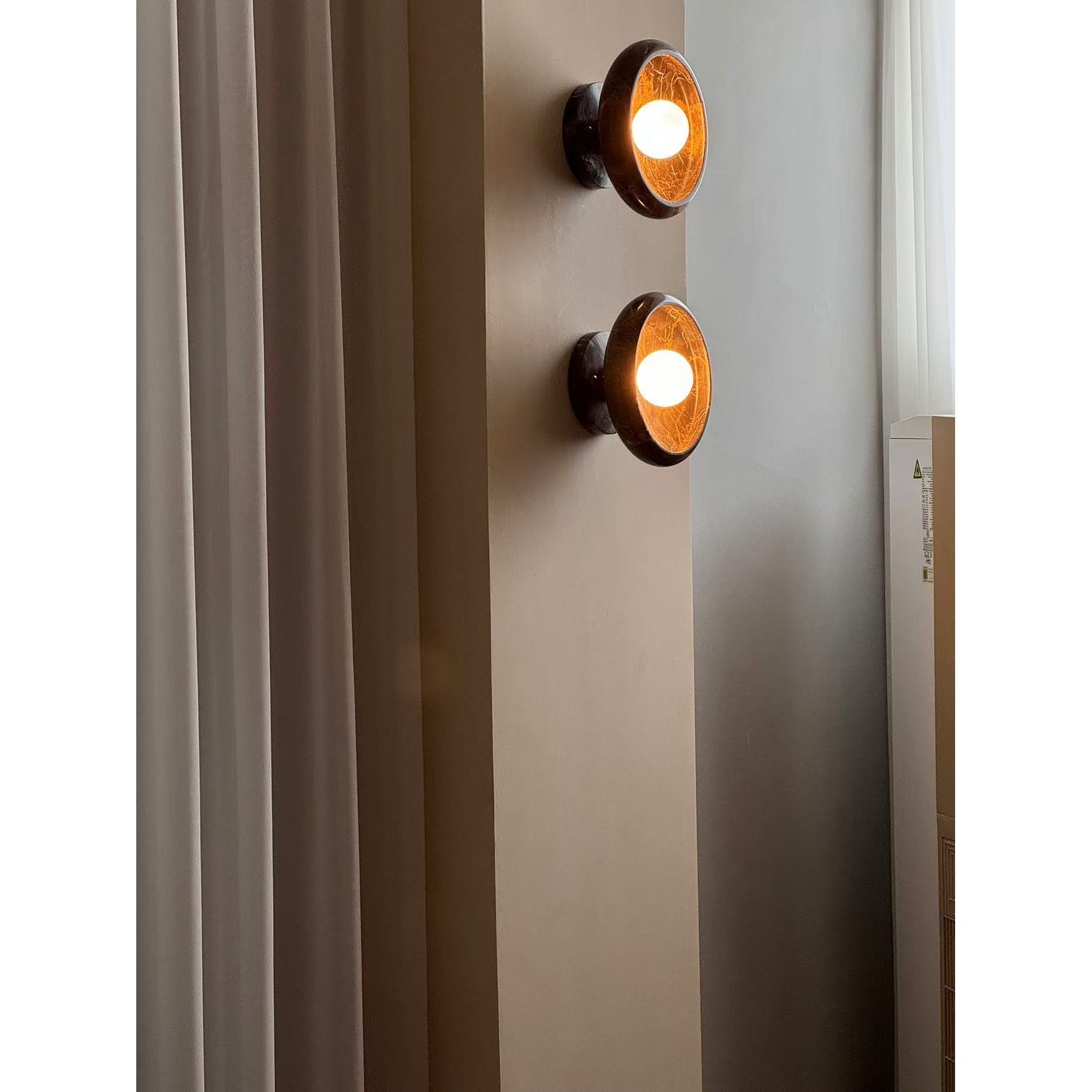 Piedra Applique Murale Marbre Verre Minimaliste