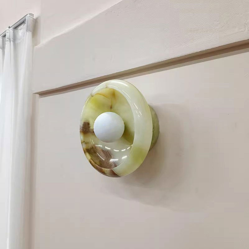 Piedra Applique Murale Marbre Verre Minimaliste