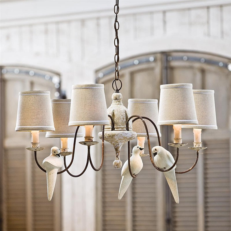 Avcarora Lustre en Tissu et Métal Postmoderne de Luxe