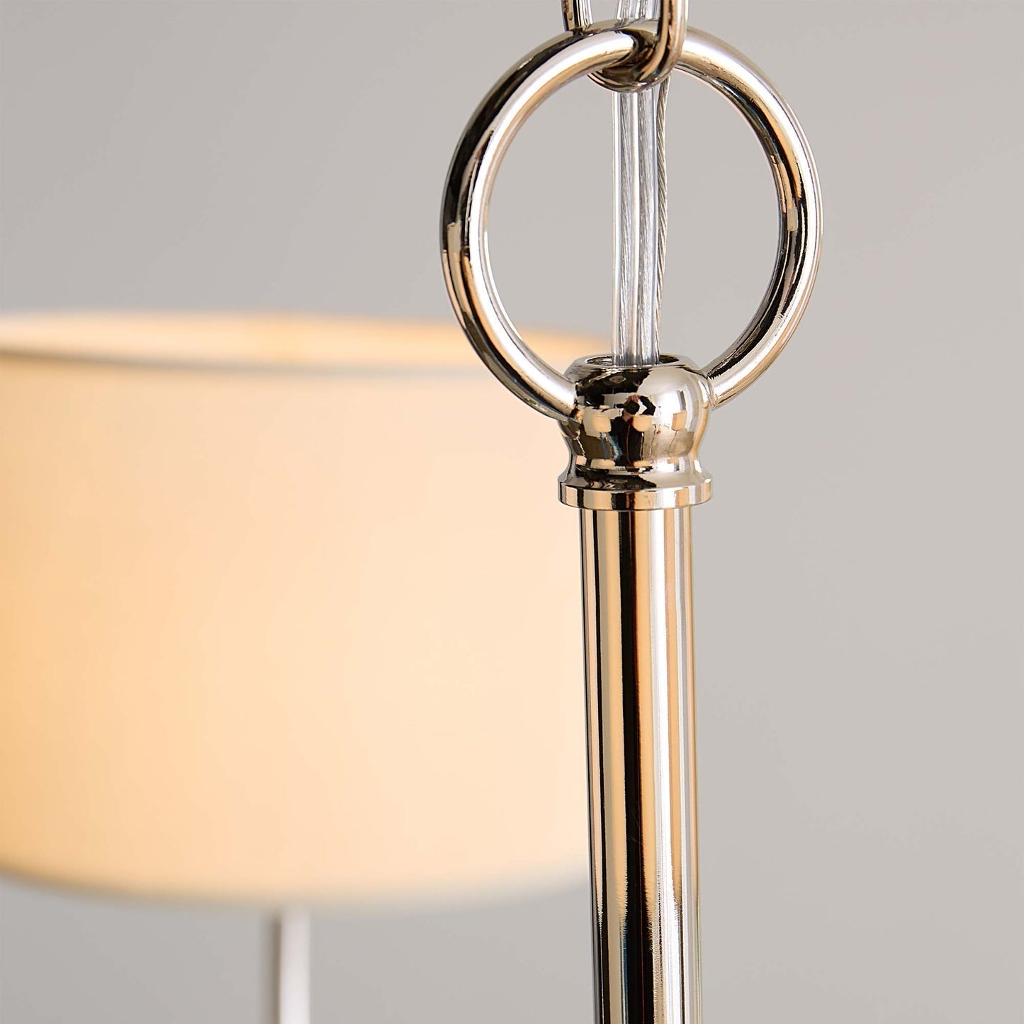 Mycaren Lustre en Laiton et Tissu Style Industriel Vintage