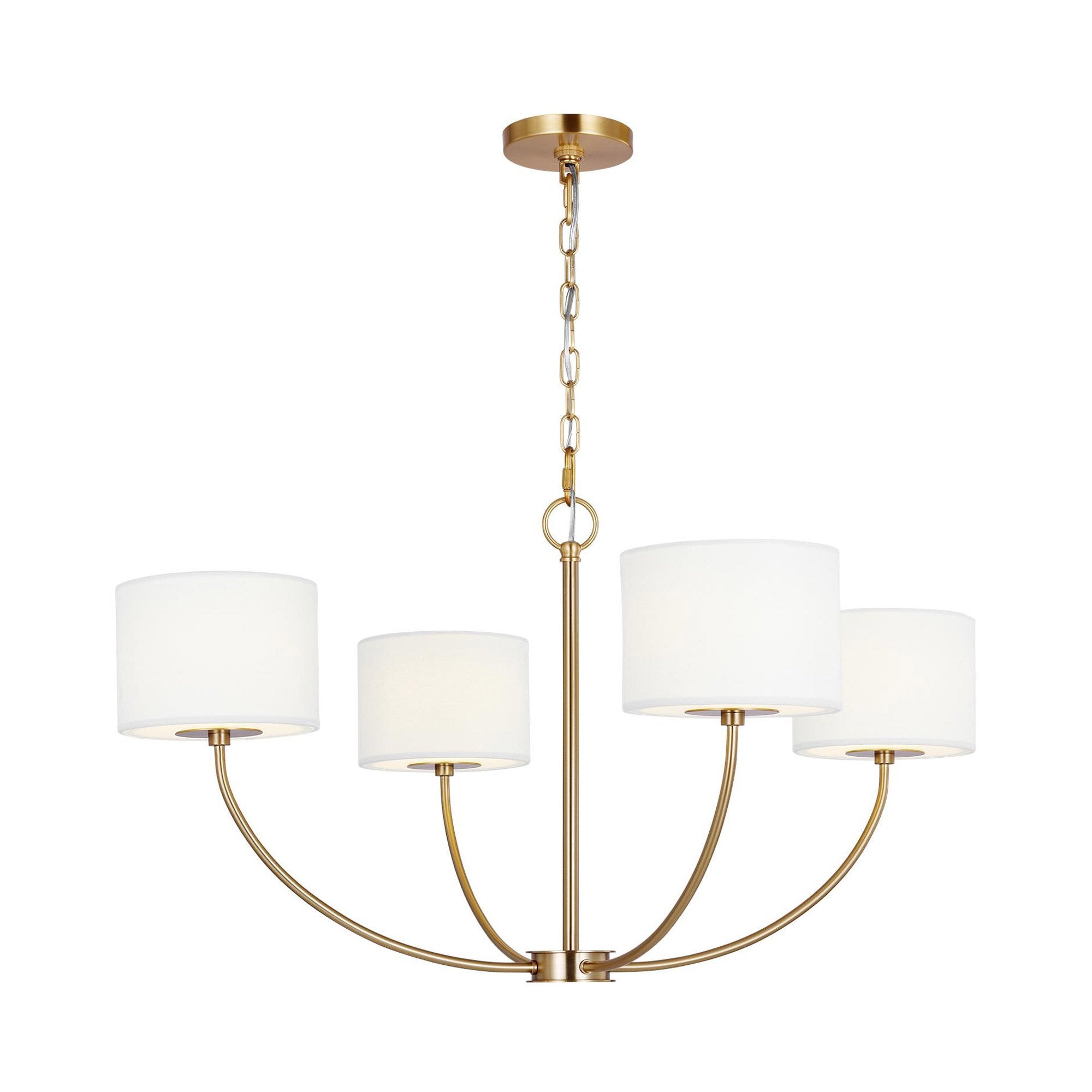 Mycaren Lustre en Laiton et Tissu Style Industriel Vintage