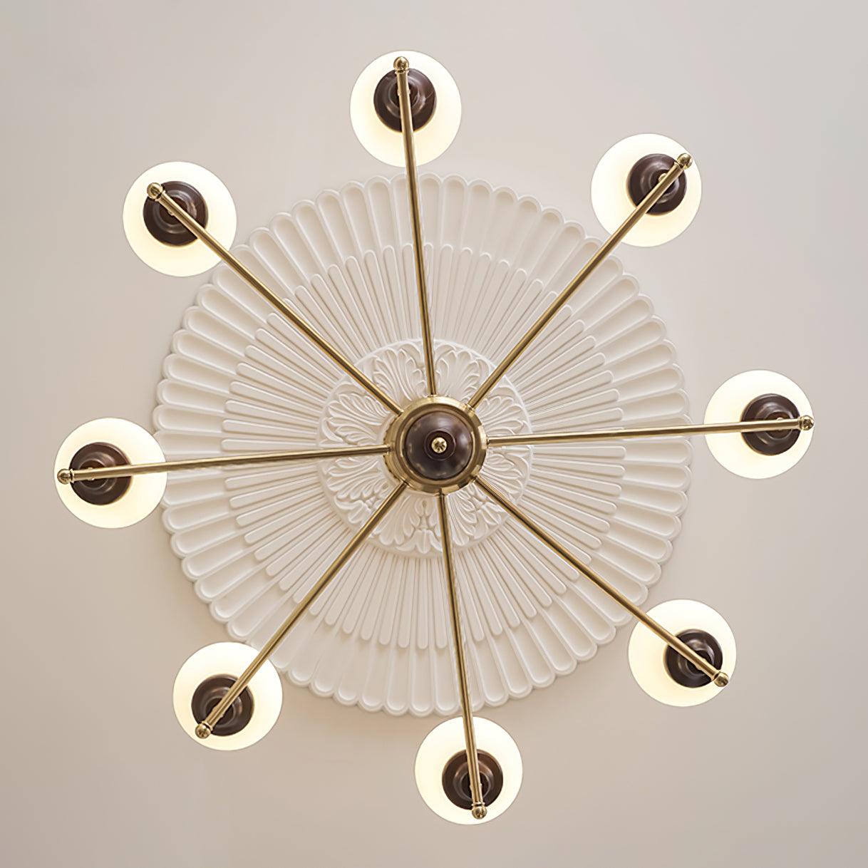Lustre Sciolari Vintage Bois Verre
