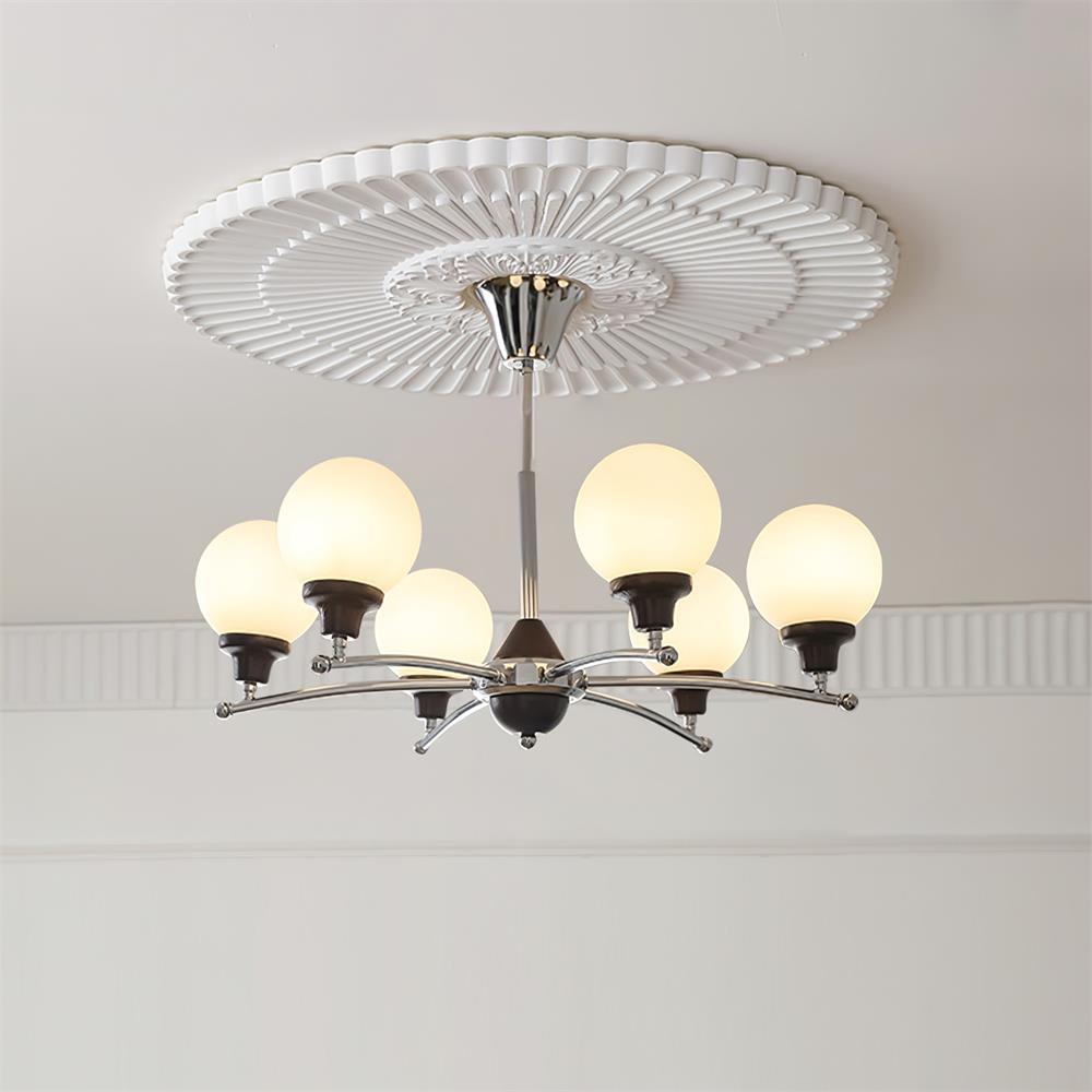 Lustre Sciolari Vintage Bois Verre