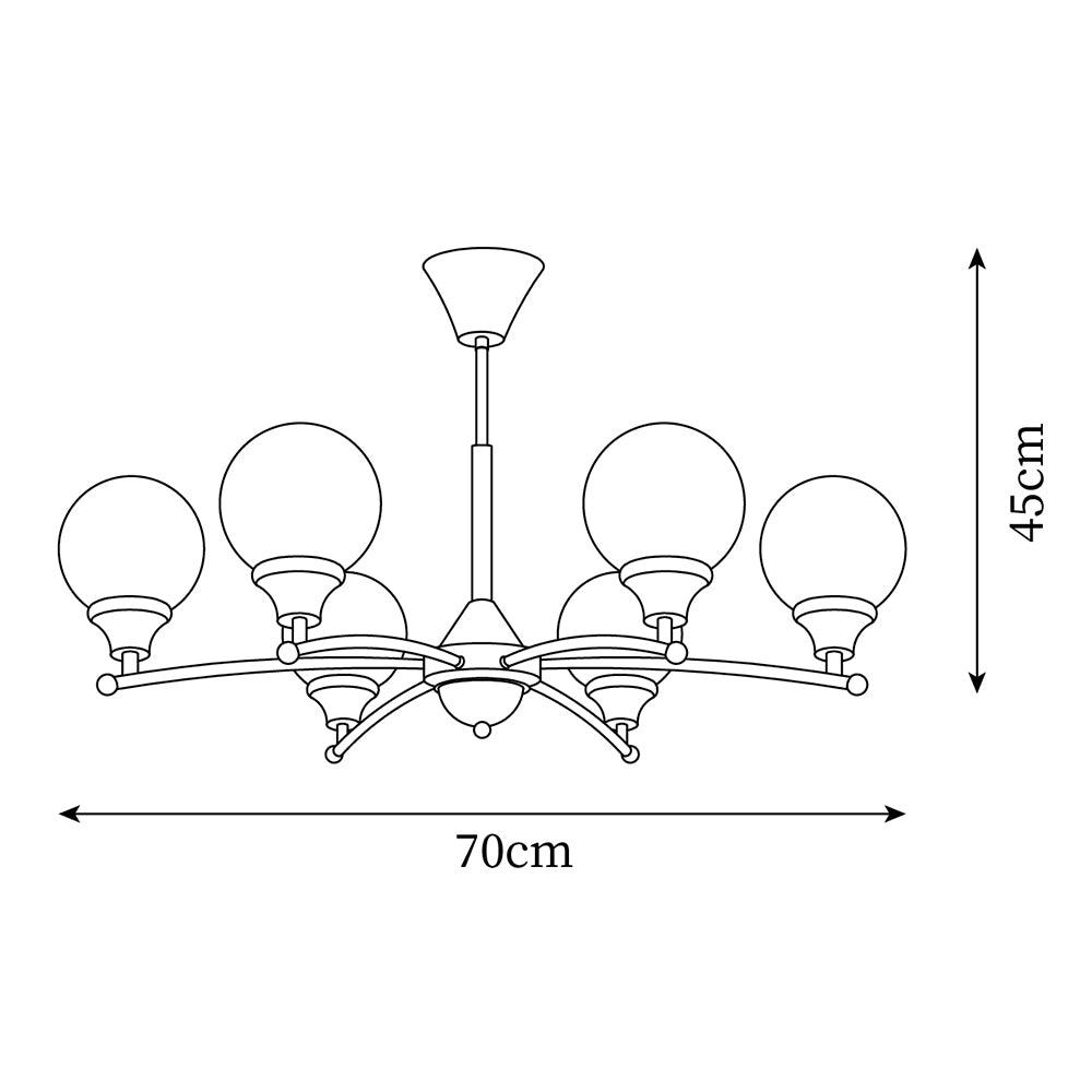 Lustre Sciolari Vintage Bois Verre