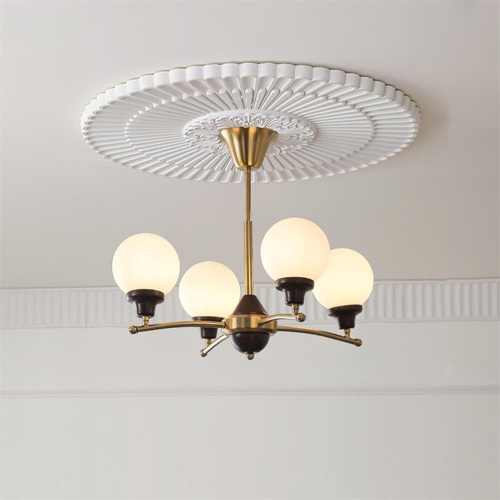 Lustre Sciolari Vintage Bois Verre