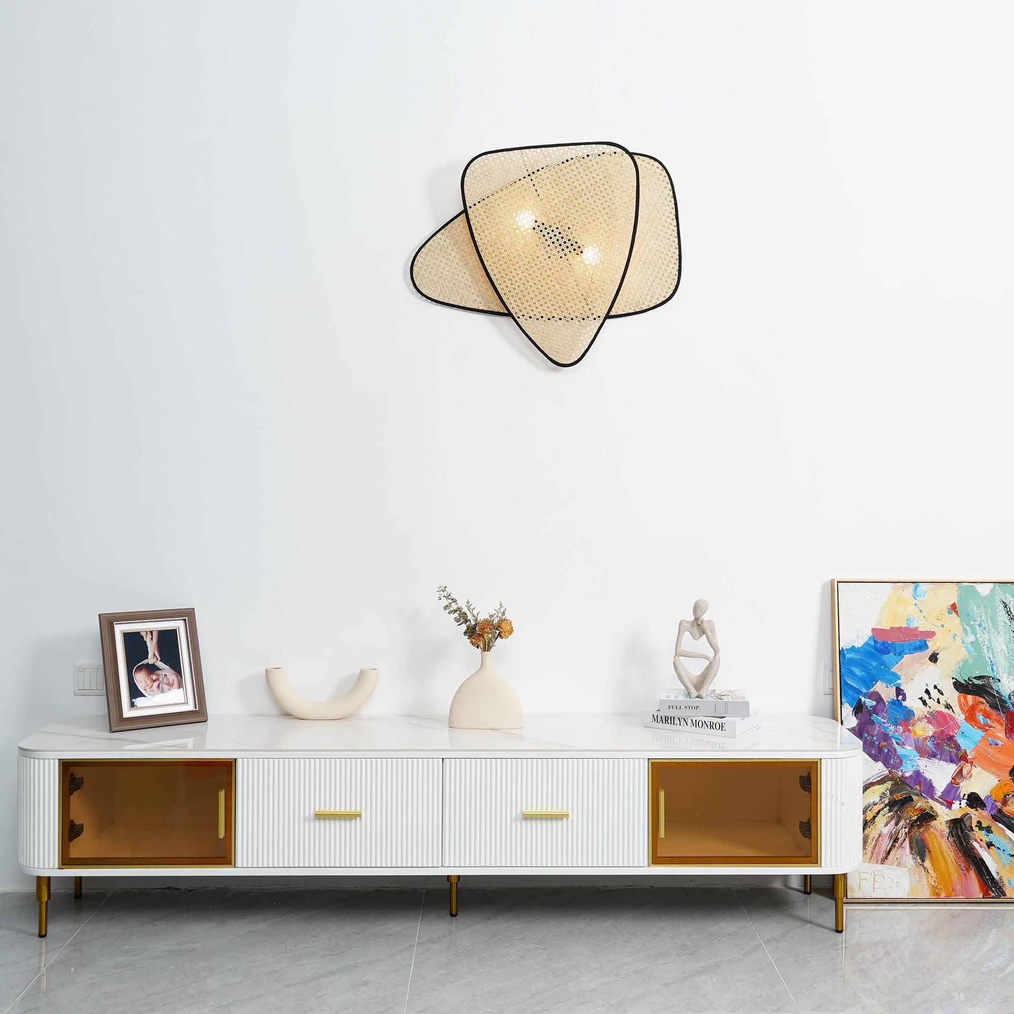 Uvelan Applique Murale Art Naturel Bambou