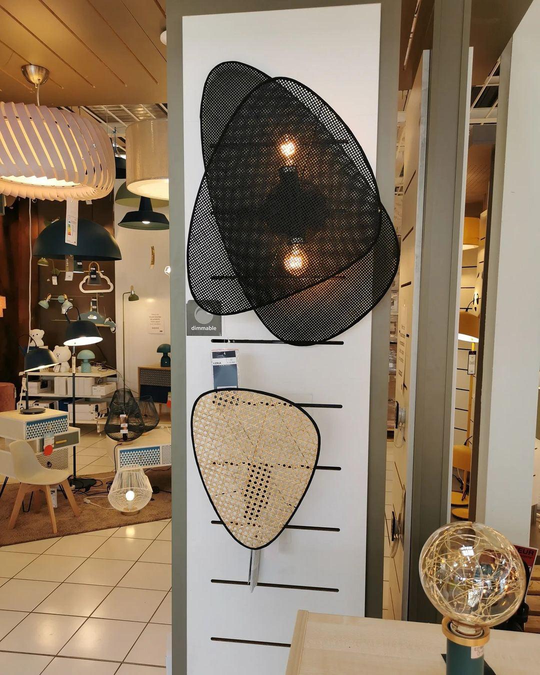 Uvelan Applique Murale Art Naturel Bambou