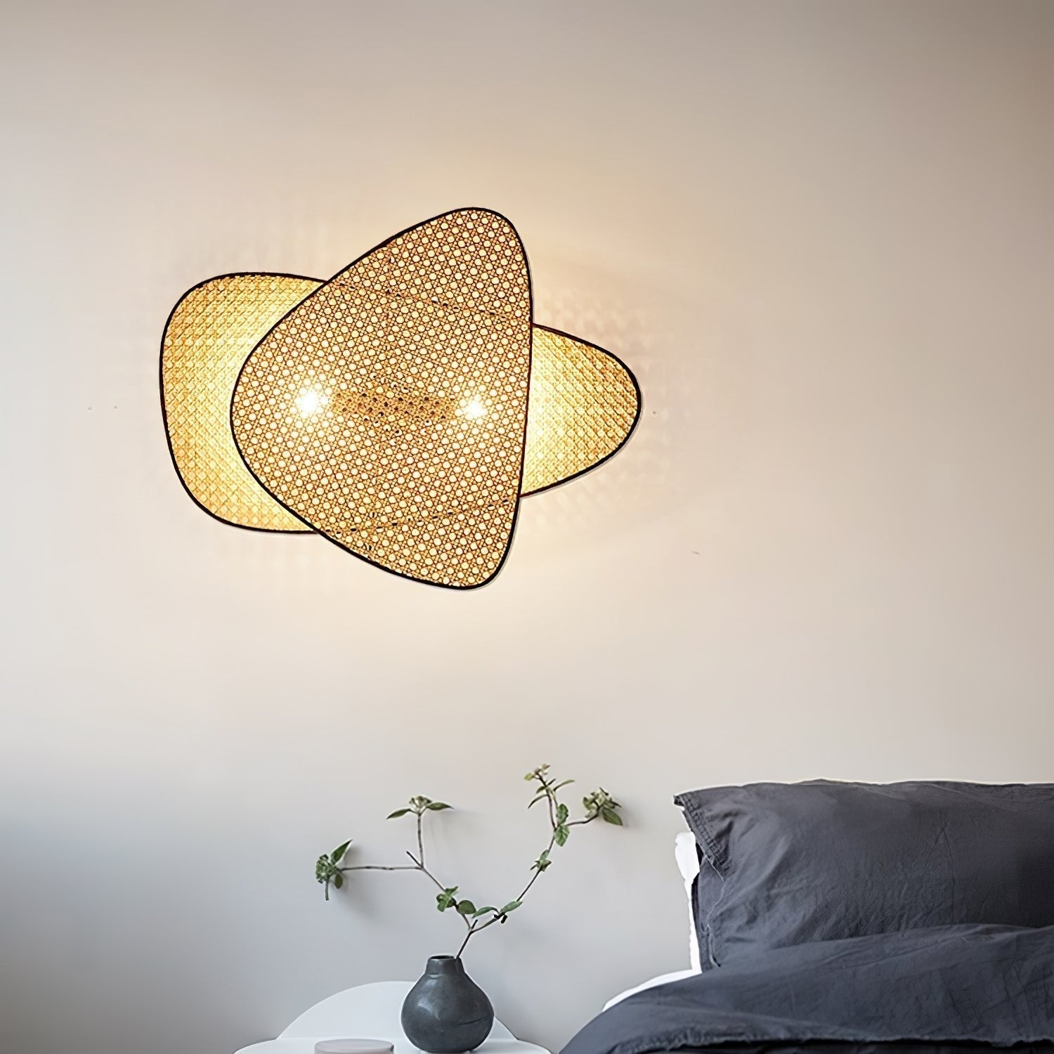 Uvelan Applique Murale Art Naturel Bambou