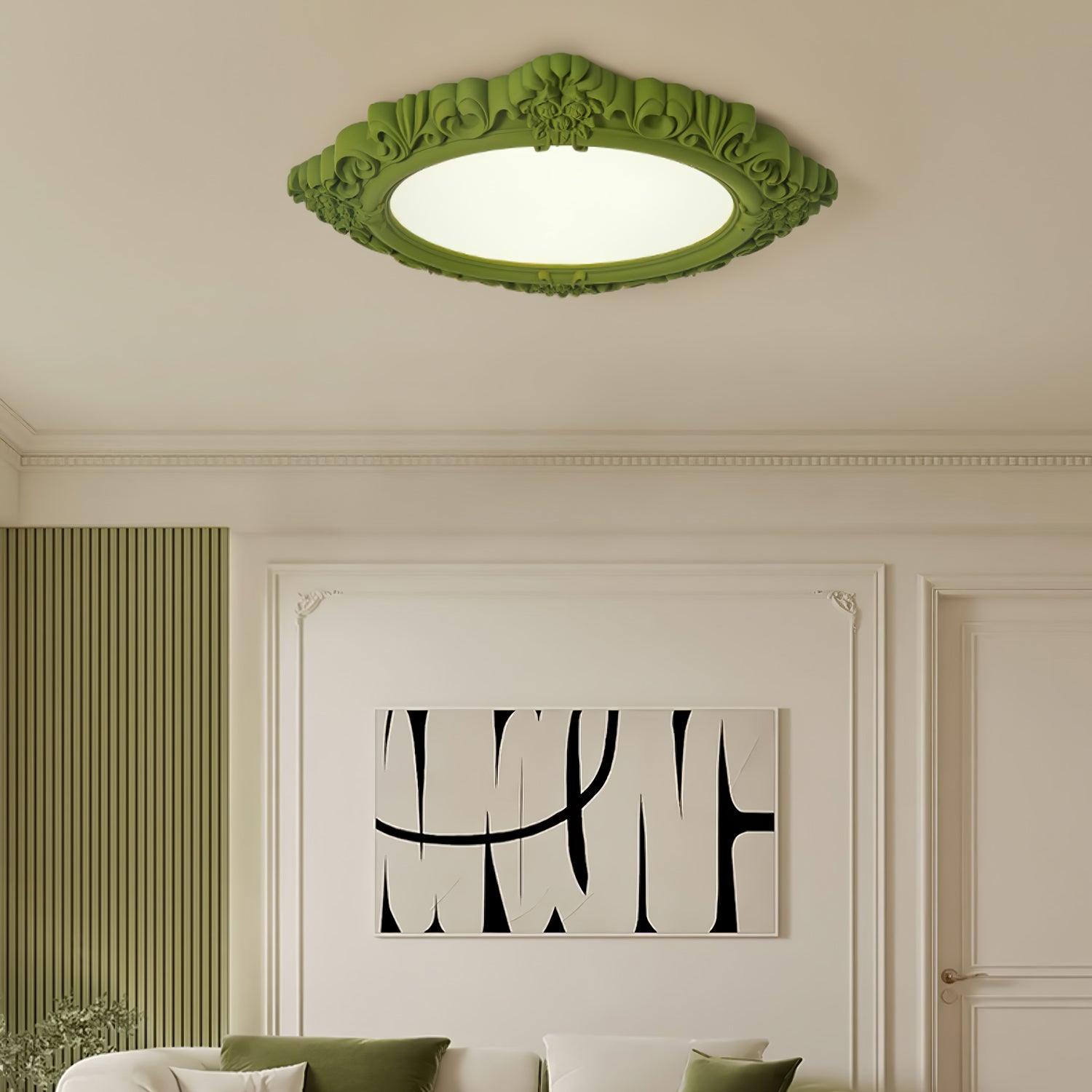 Avraee Lampe Plafonnier en Résine Sculptée