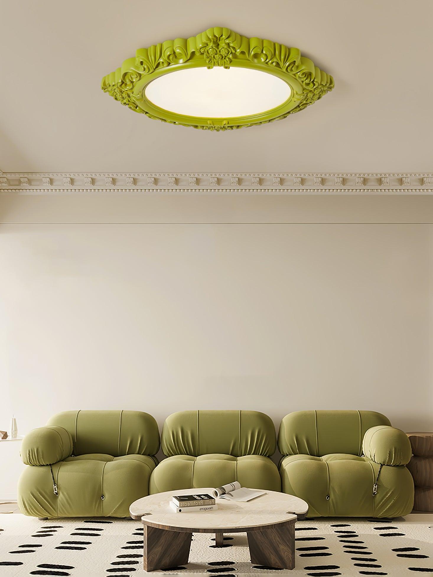 Avraee Lampe Plafonnier en Résine Sculptée