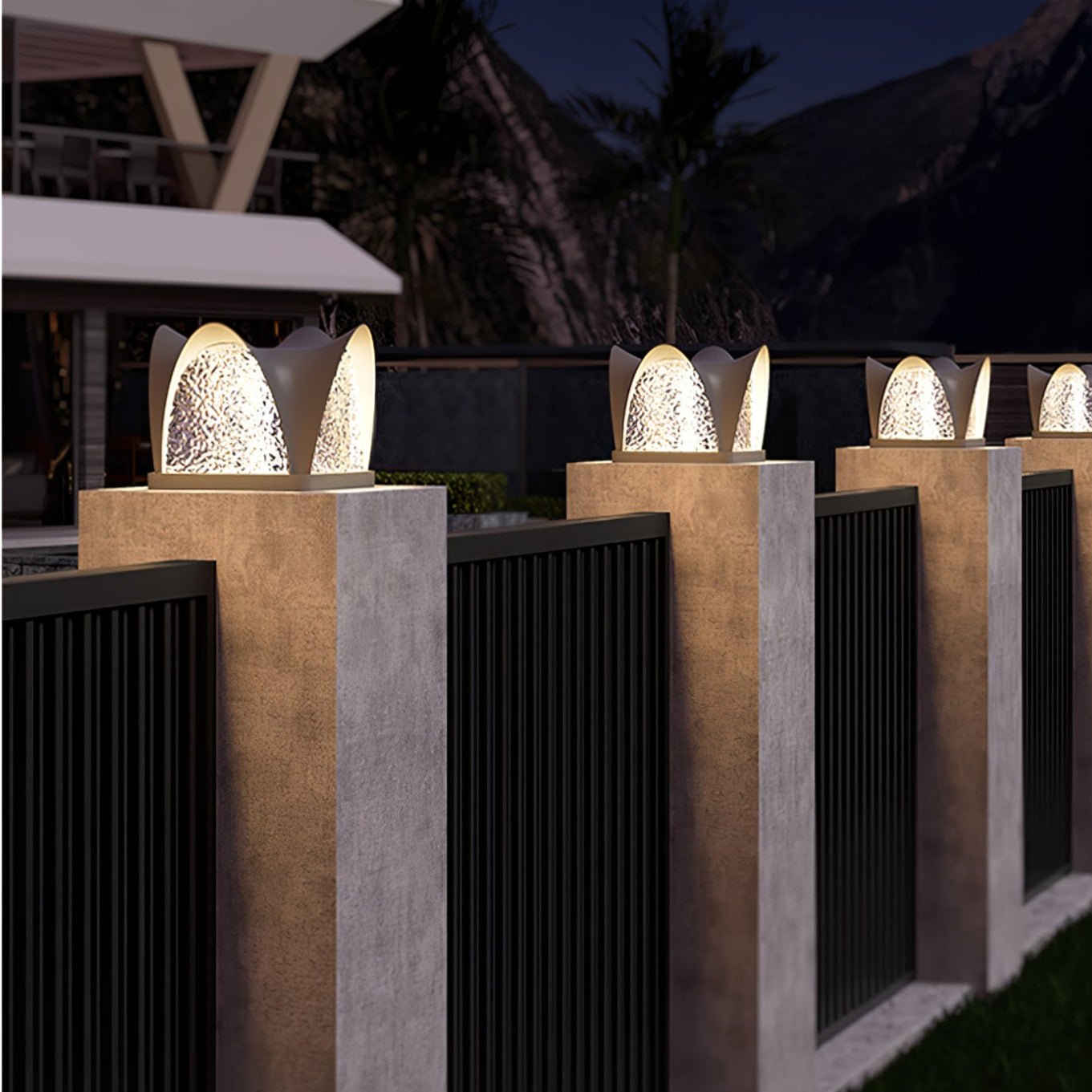 Veyra Lampe Solaire Moderne Extérieure
