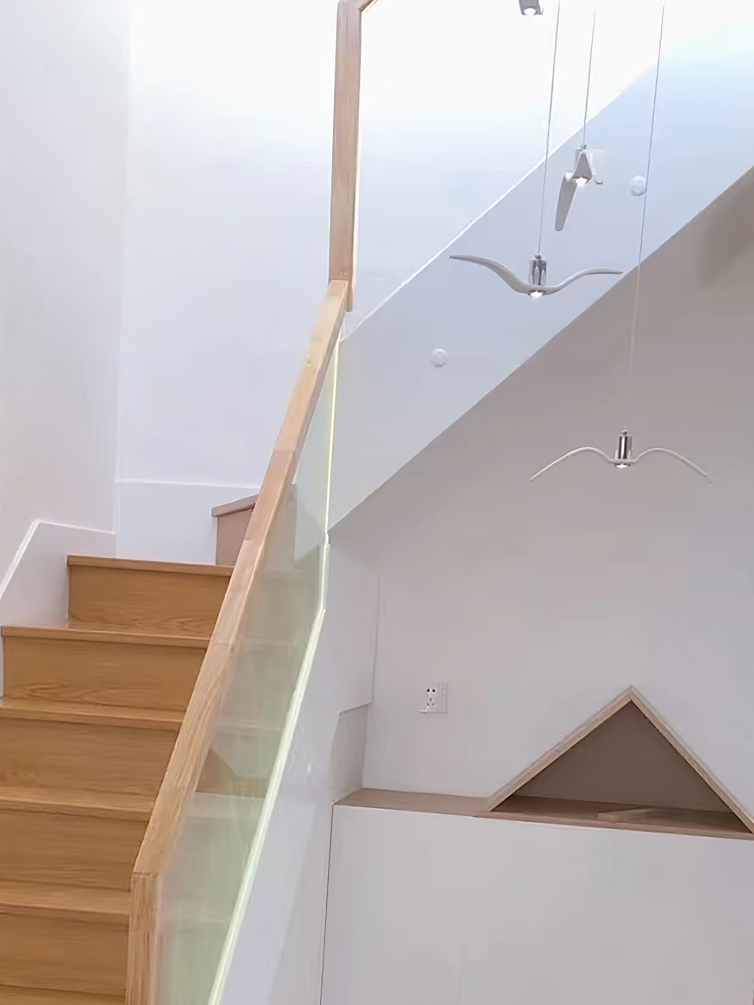 Lustra Suspension Lampe Ailes d'Oiseau pour Salon