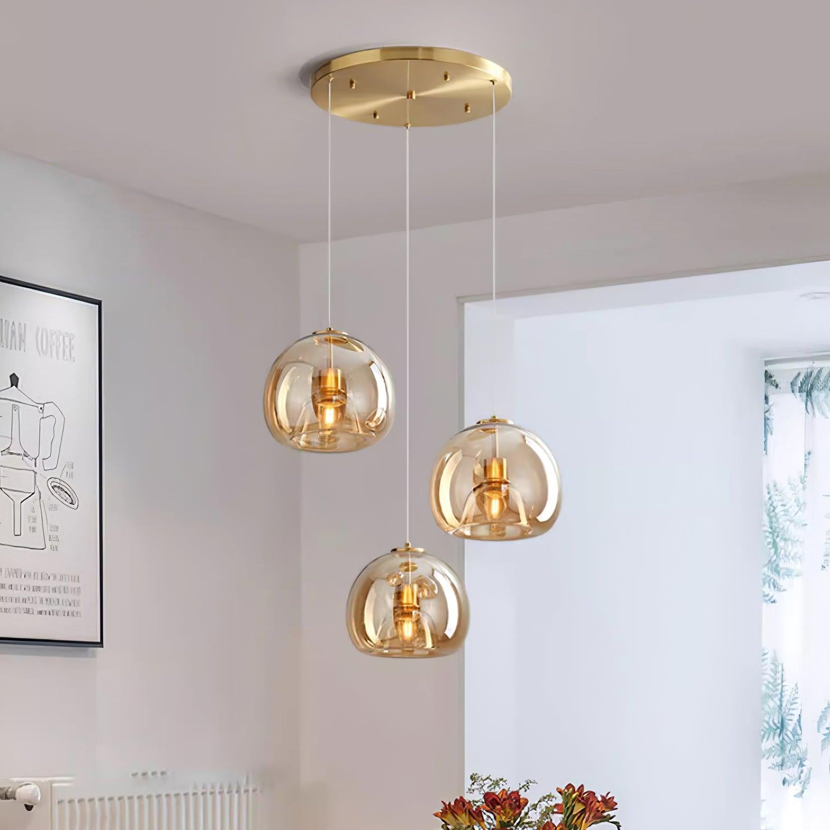 Avola Suspension Verre Minimaliste