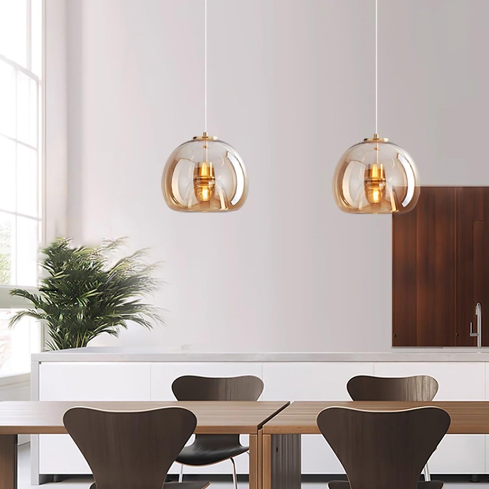 Avola Suspension Verre Minimaliste