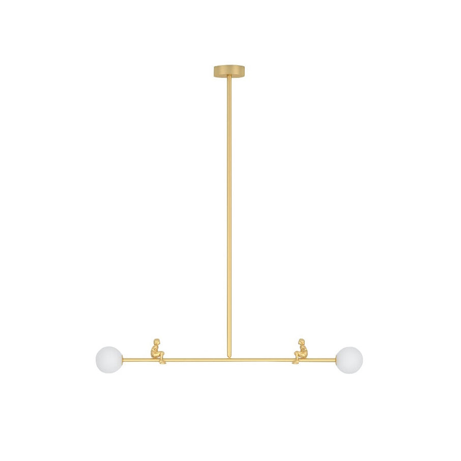 Zaveniel Suspension en Laiton et Verre Moderne Minimaliste