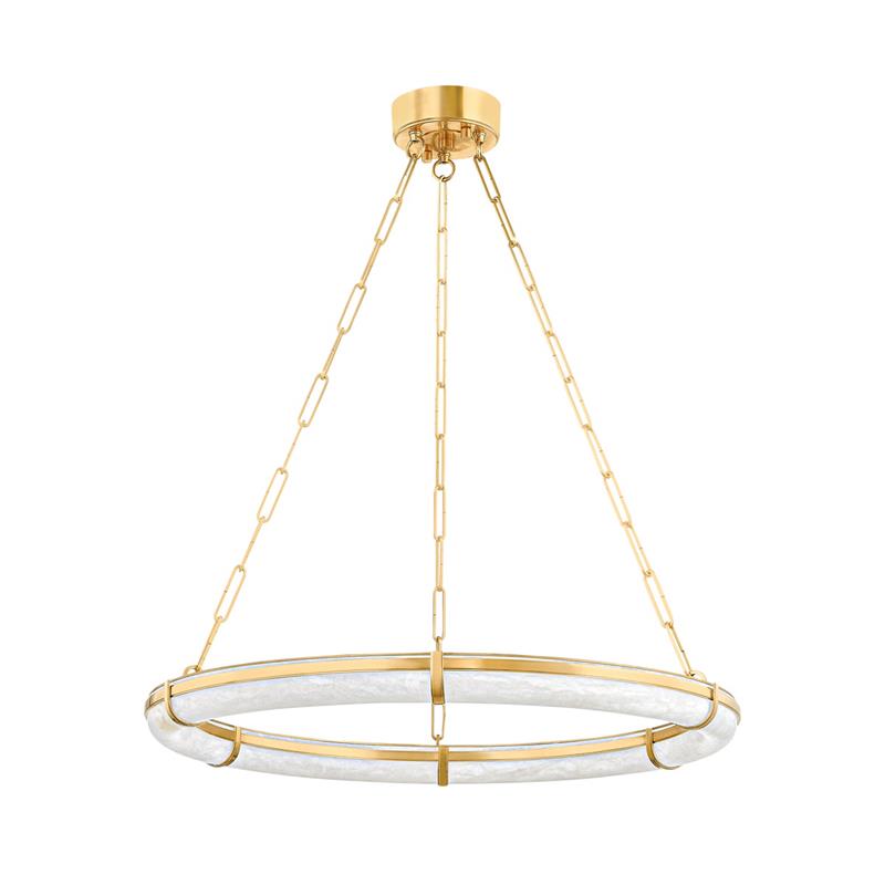 Oltalora Lustre Moderne Minimaliste en Albâtre