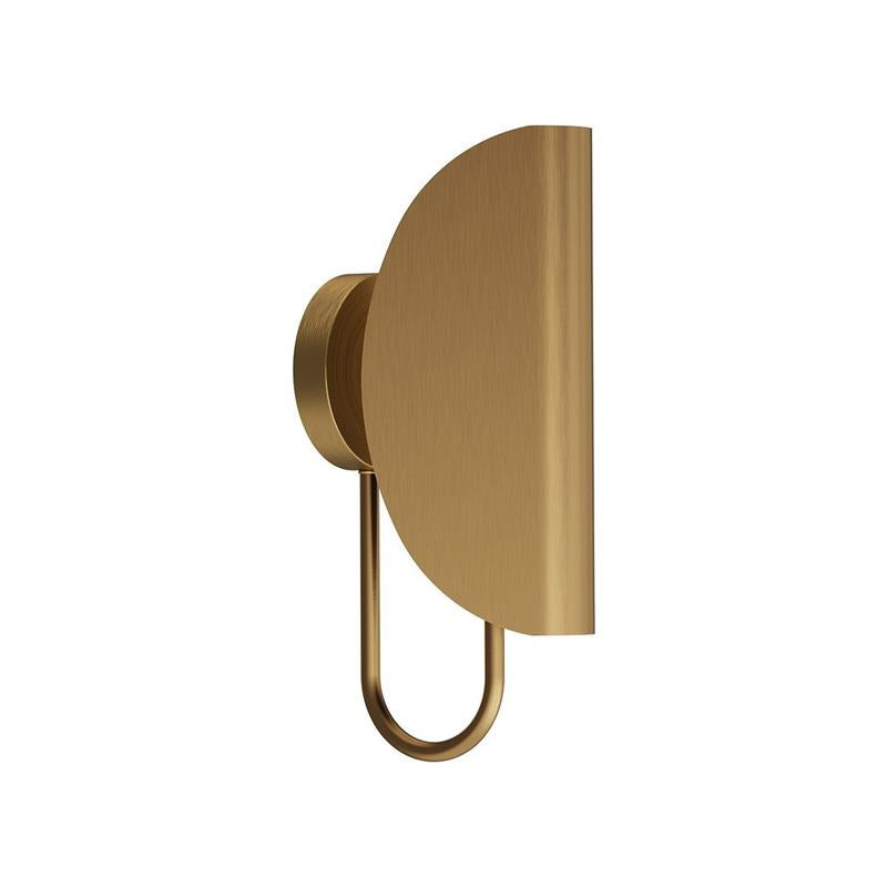 Arsorara Feuille Lampe Murale en Tissu et Laiton Moderne Minimaliste