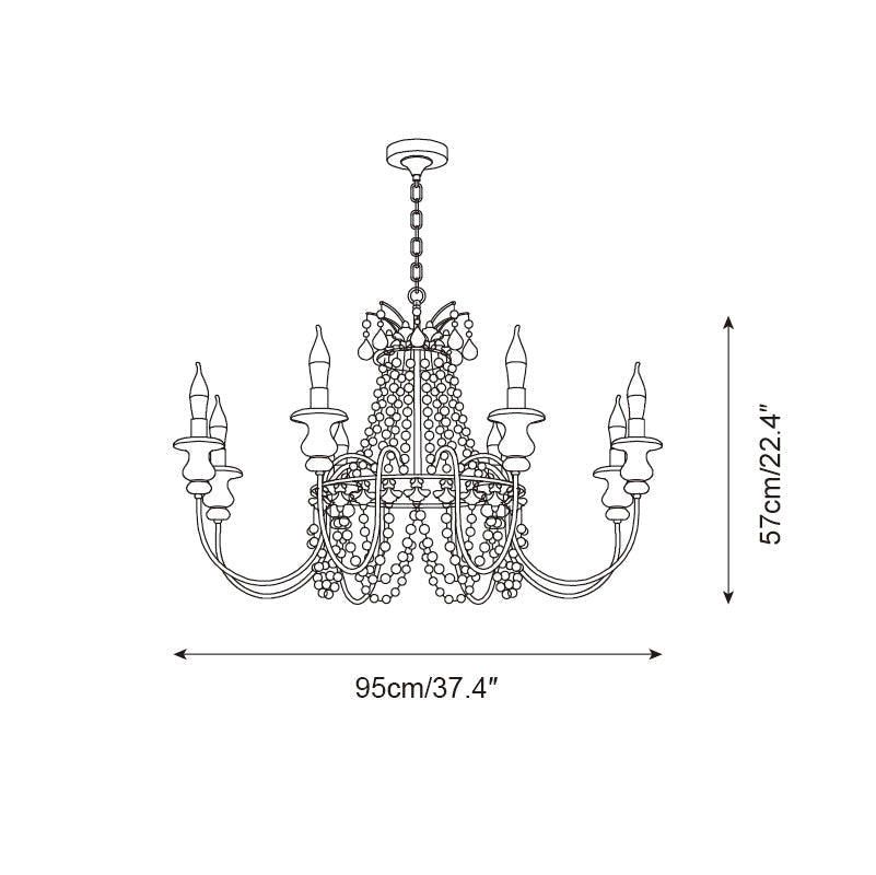Seraphine Lustre Élégance Rustique en Perles