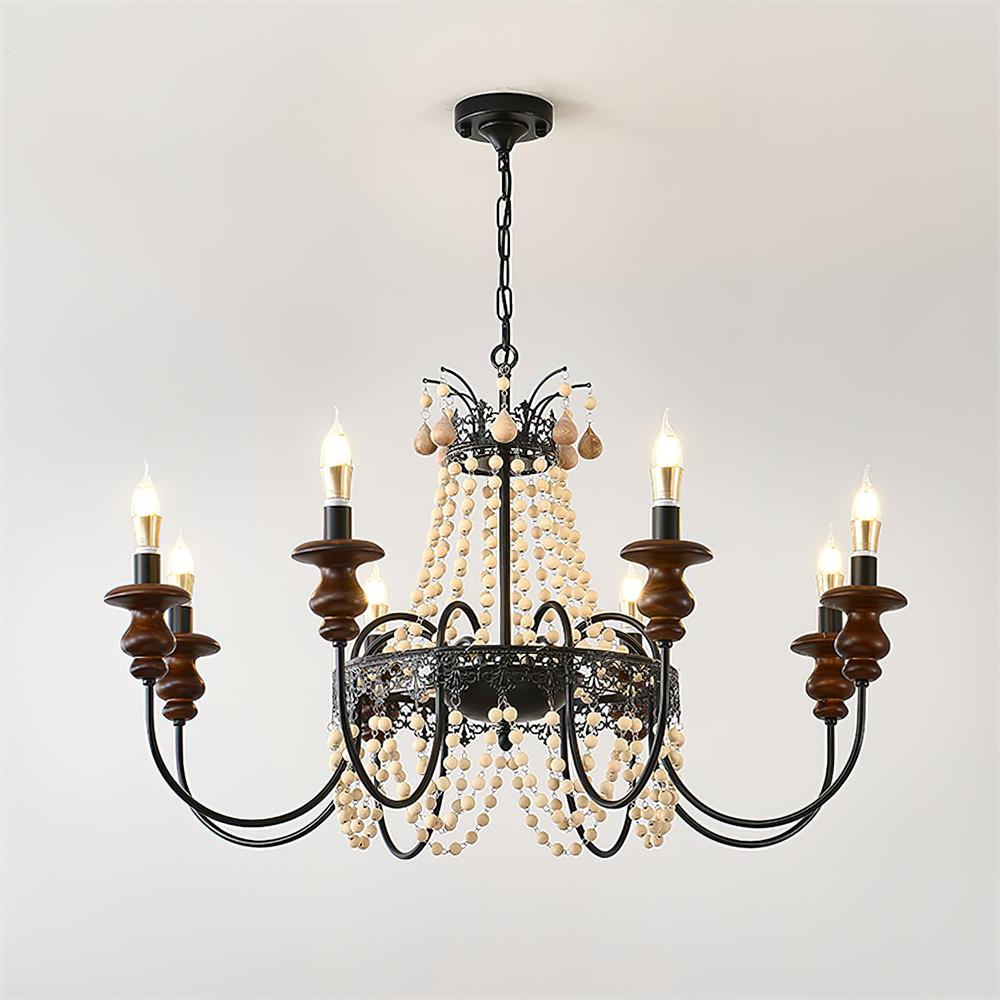 Seraphine Lustre Élégance Rustique en Perles