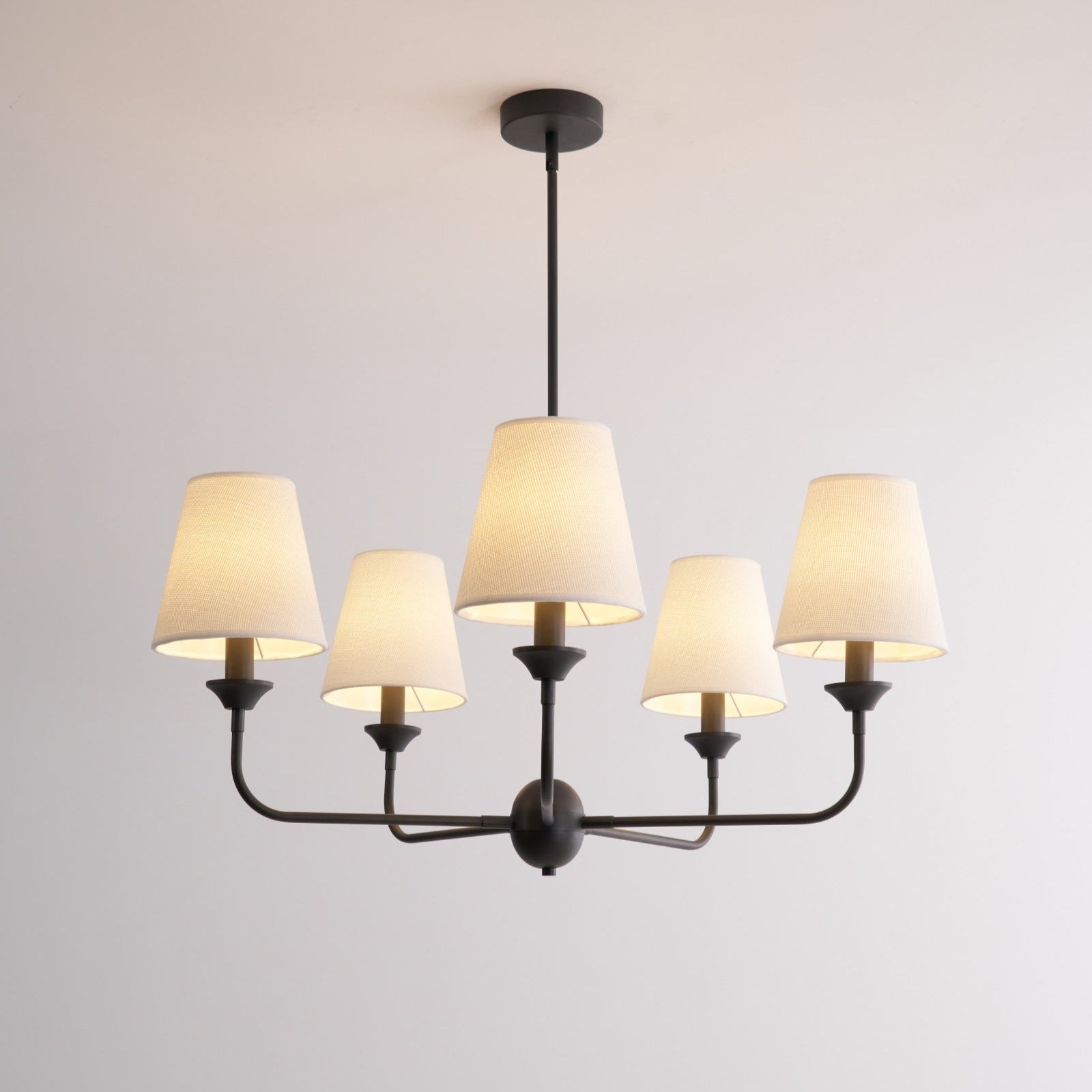 Zesorel Lustre en Tissu Industriel Vintage